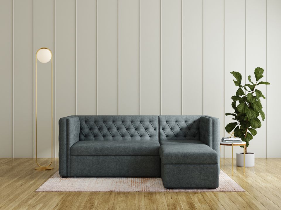 Hayden Home Premium Classic Tufted Sofa Cum Bed
