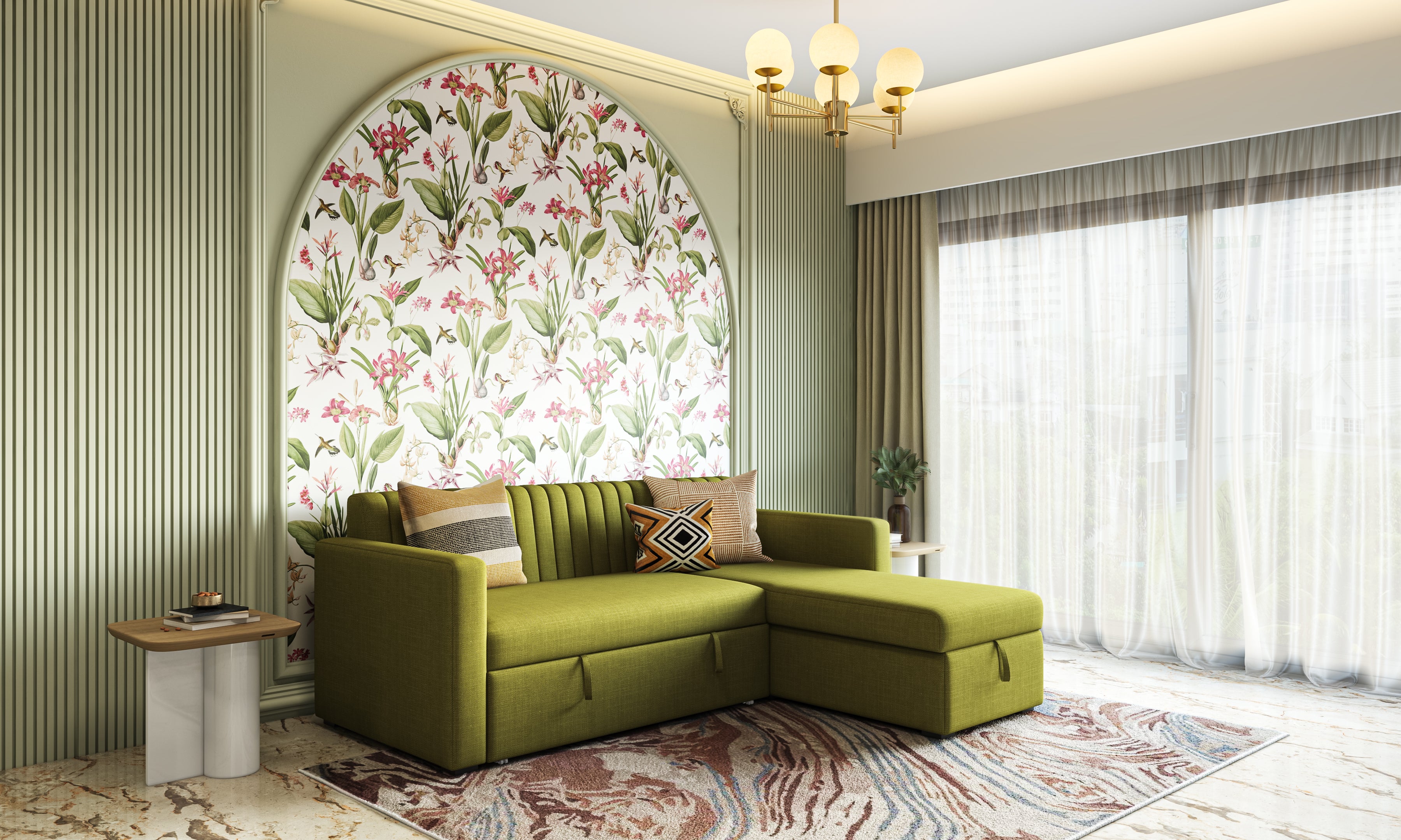 Hayden Home Premium Grove Paradise Sofa Cum Bed