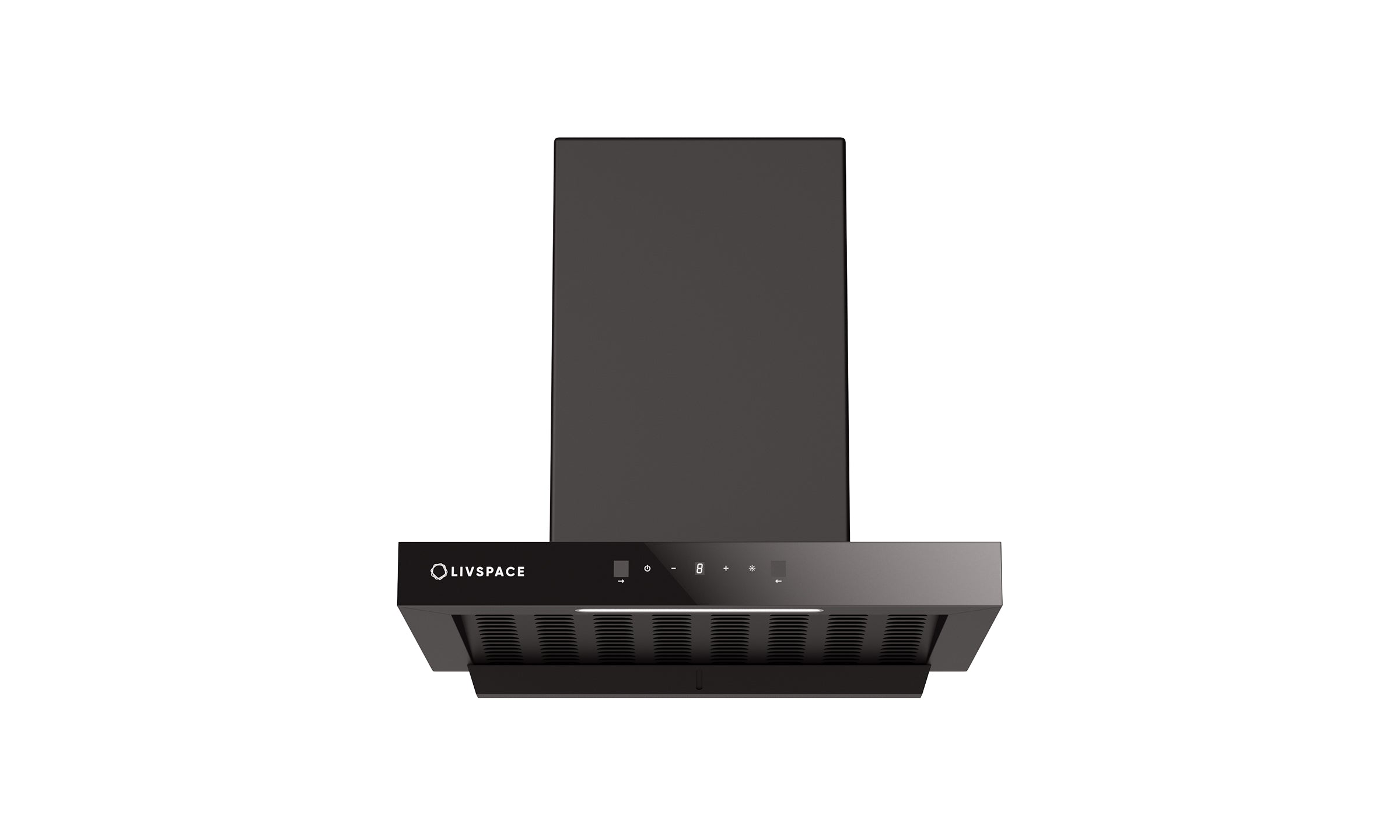 Optima by Livspace AutoClean T Shape chimney 600mm size 1200m3/h suction power (Ducted) | Optima CH T 60