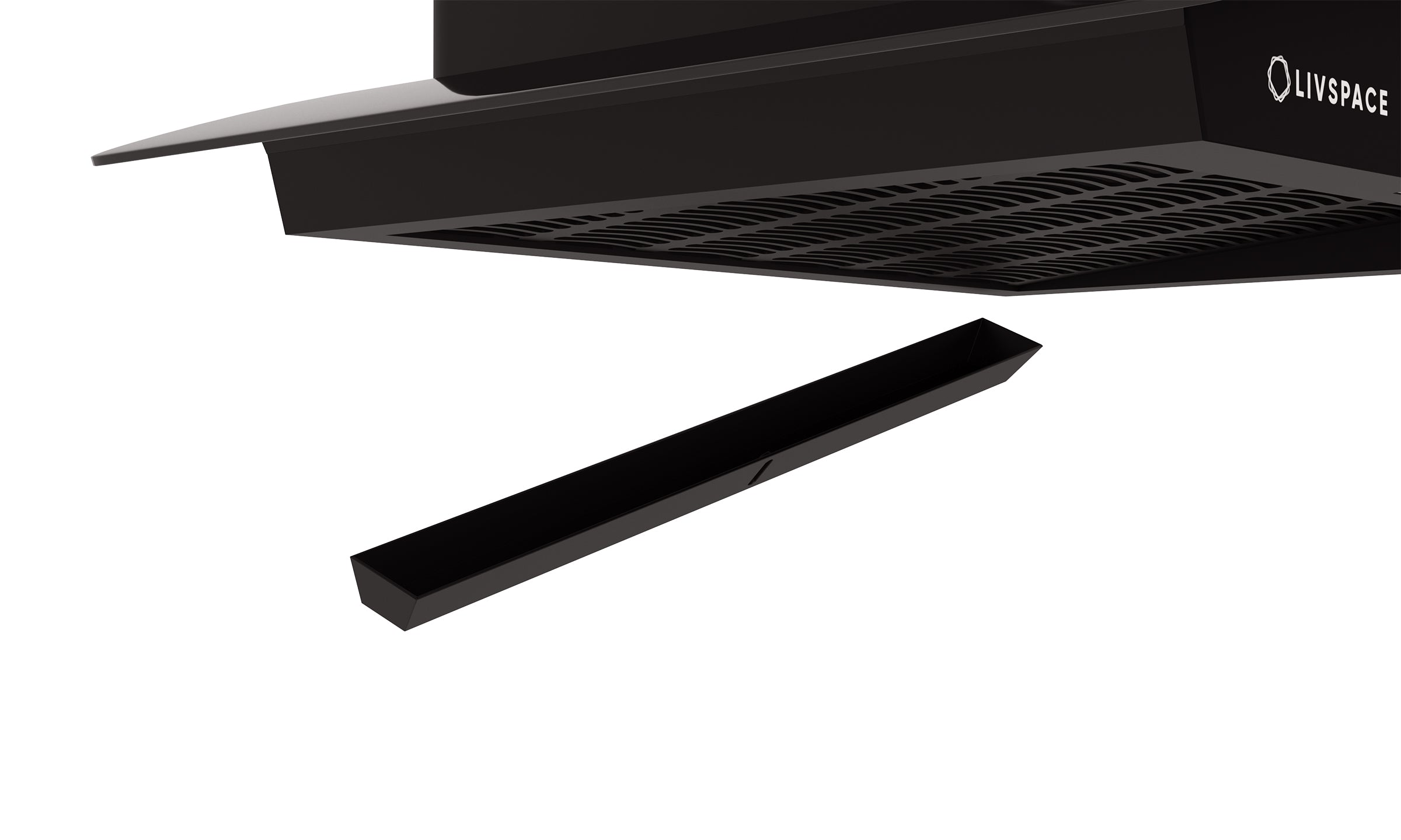 Optima by Livspace AutoClean Curve Shape chimney 600mm size 1200m3/h suction power (Ducted) | Optima CH C 60