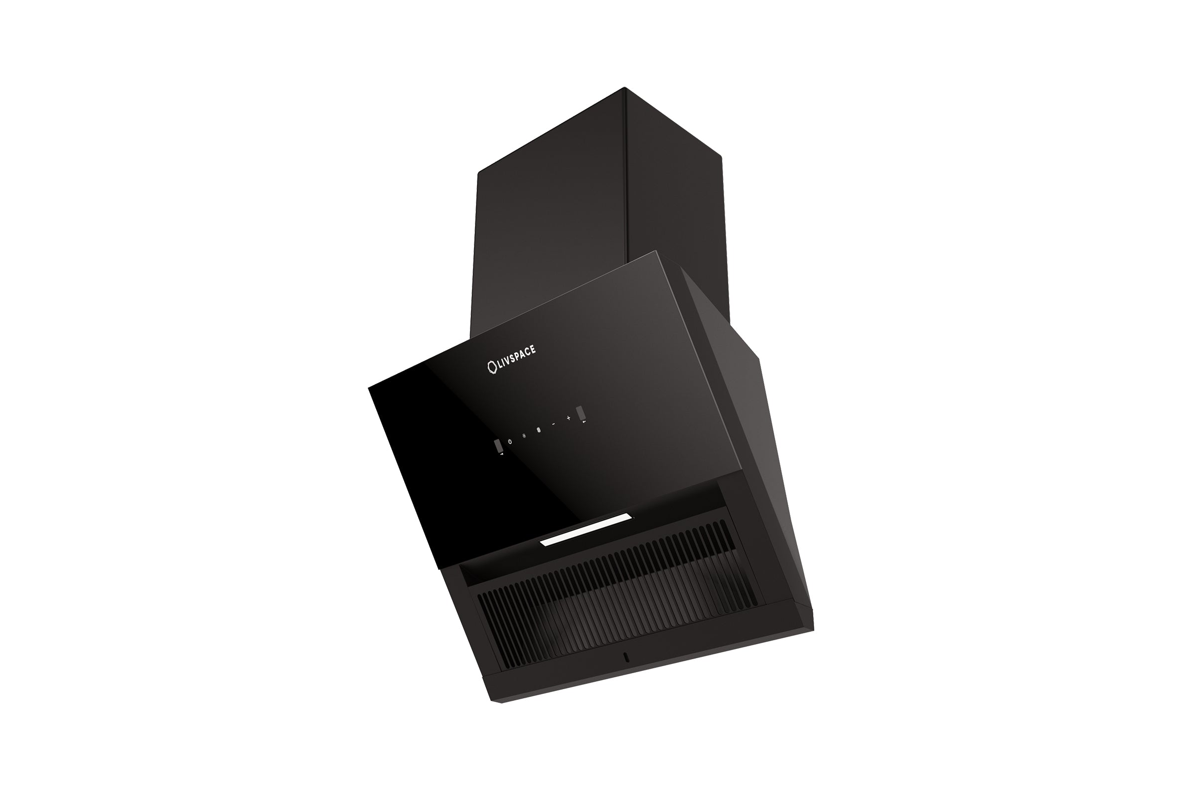 Optima by Livspace AutoClean Inclined Shape chimney 600mm size 1200m3/h suction power (Ducted) | Optima CH I 60