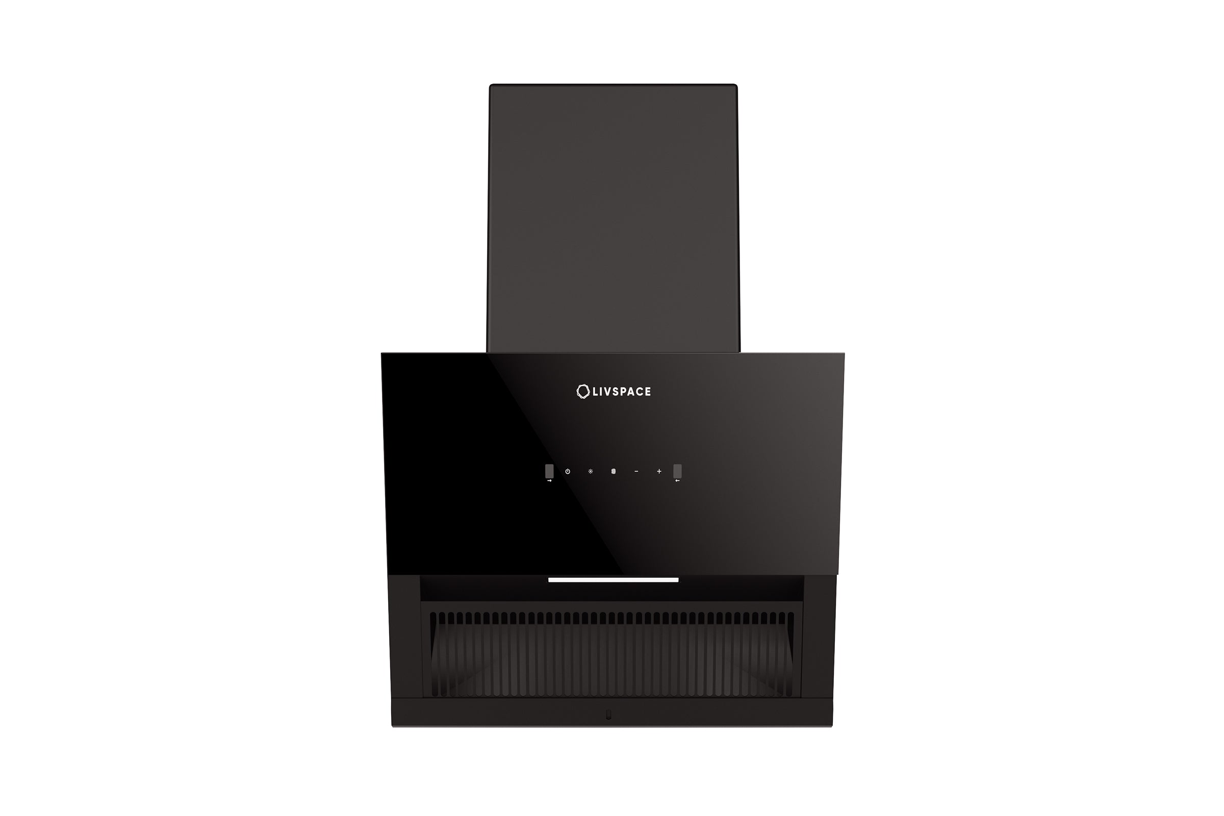 Optima by Livspace AutoClean Inclined Shape chimney 600mm size 1200m3/h suction power (Ducted) | Optima CH I 60