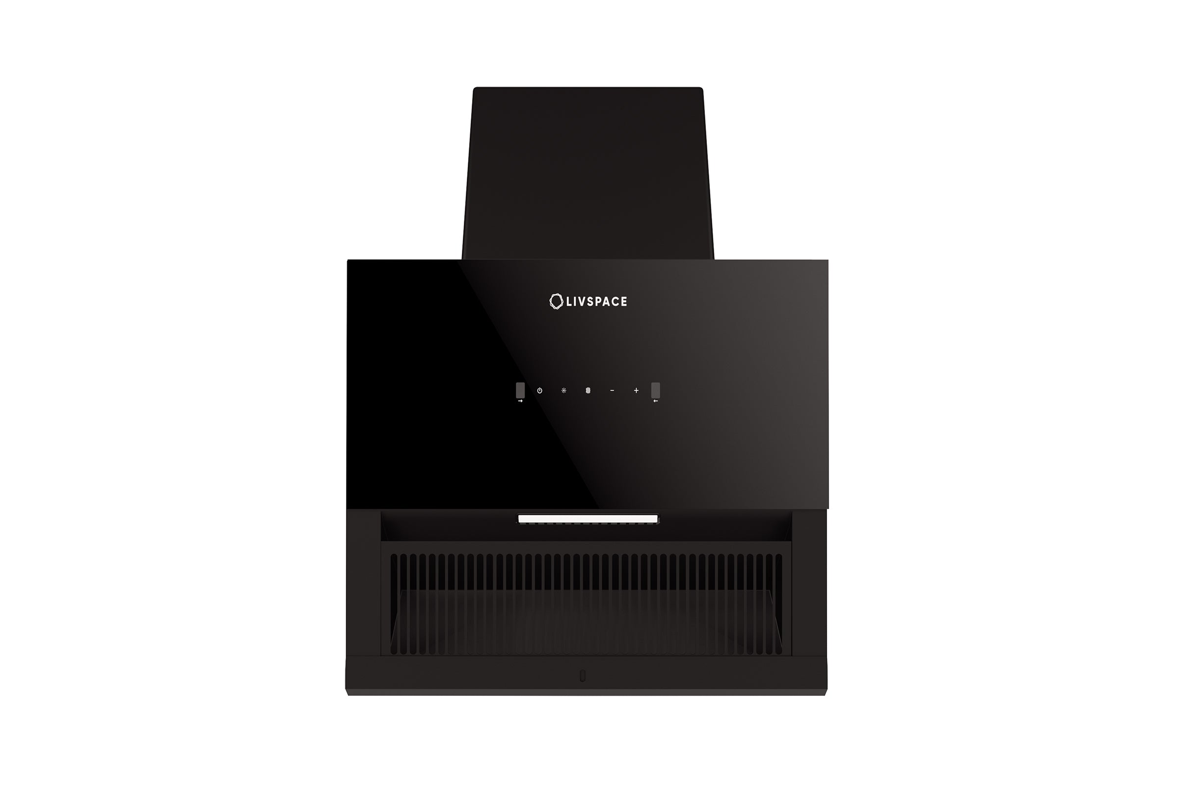 Optima by Livspace AutoClean Inclined Shape chimney 600mm size 1200m3/h suction power (Ducted) | Optima CH I 60