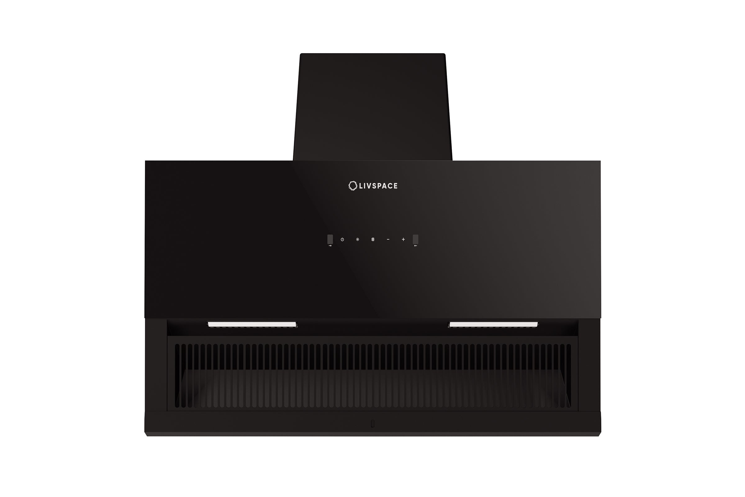 Optima by Livspace AutoClean Inclined Shape chimney 900mm size 1200m3/h suction power (Ducted) | Optima CH I 90