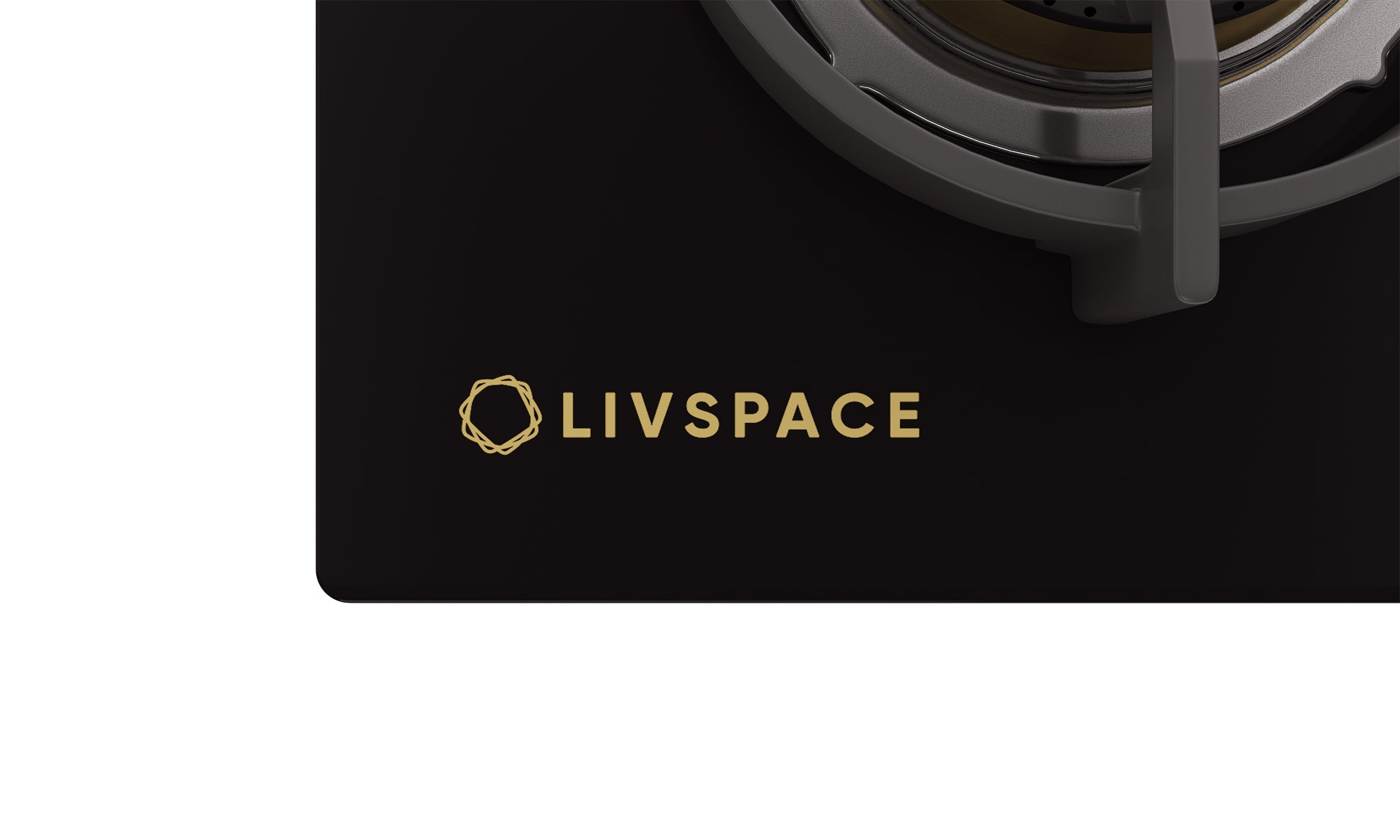 Intellia by Livspace 4 Brass Burner FFD 595mm with Auto Ignition Gloss finish Hob  | Intellia HB FFD 4B G 60