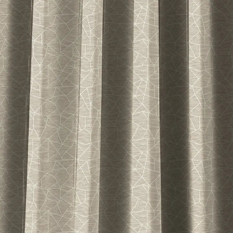 Earthen Tales Edition 1 - Lattice | Made to Order Light Filtering Curtains Lattice-Linen