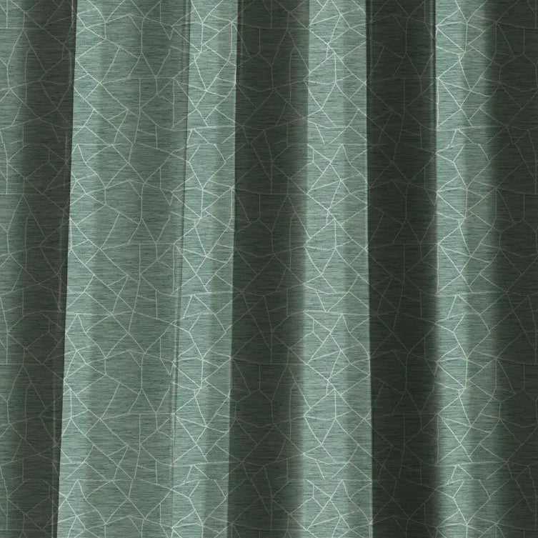 Earthen Tales Edition 1 - Lattice | Made to Order Light Filtering Curtains Lattice-Jade