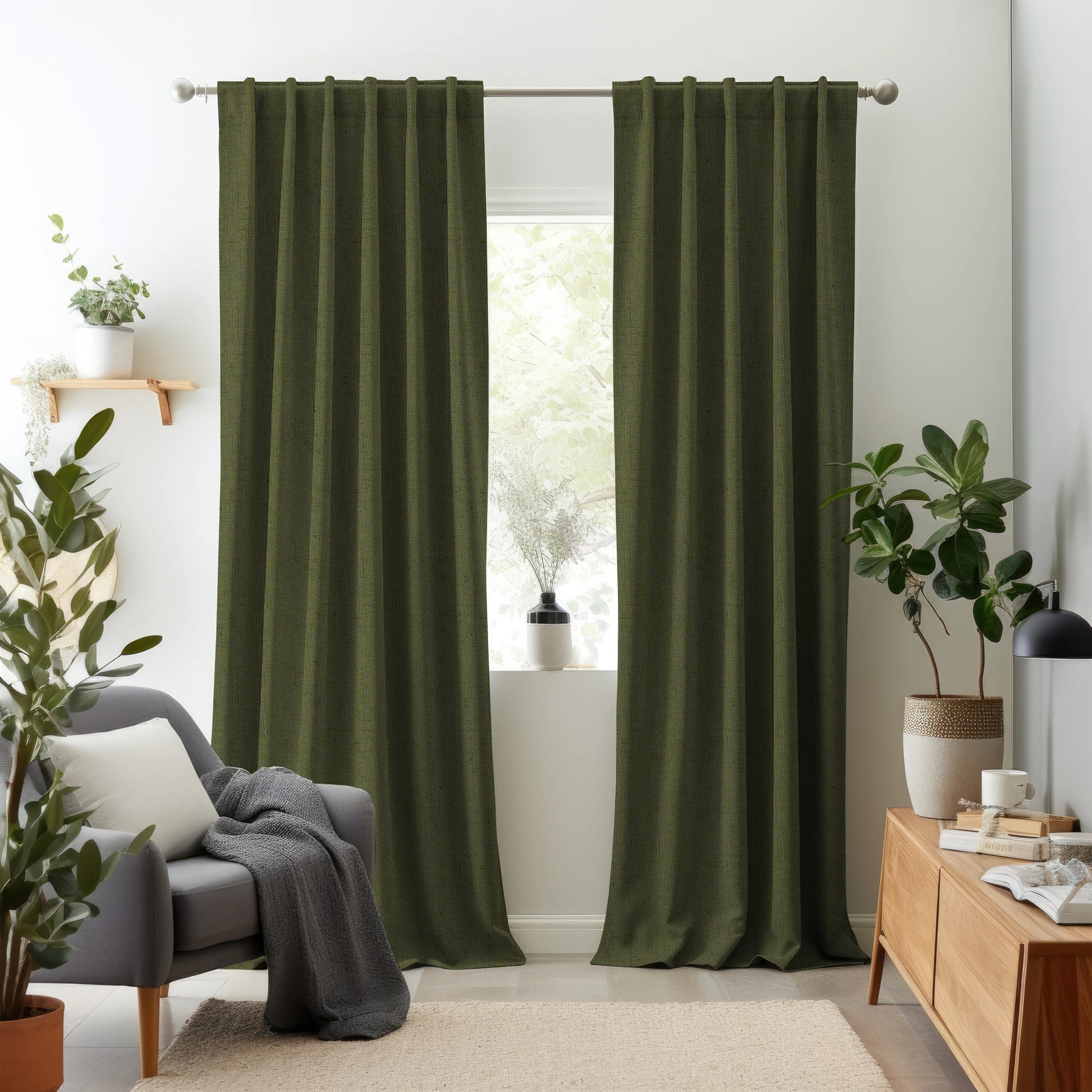 Hallmark Drapes Edition 8 - Rivoli | Multipurpose Fabric Rivoli-Seaweed