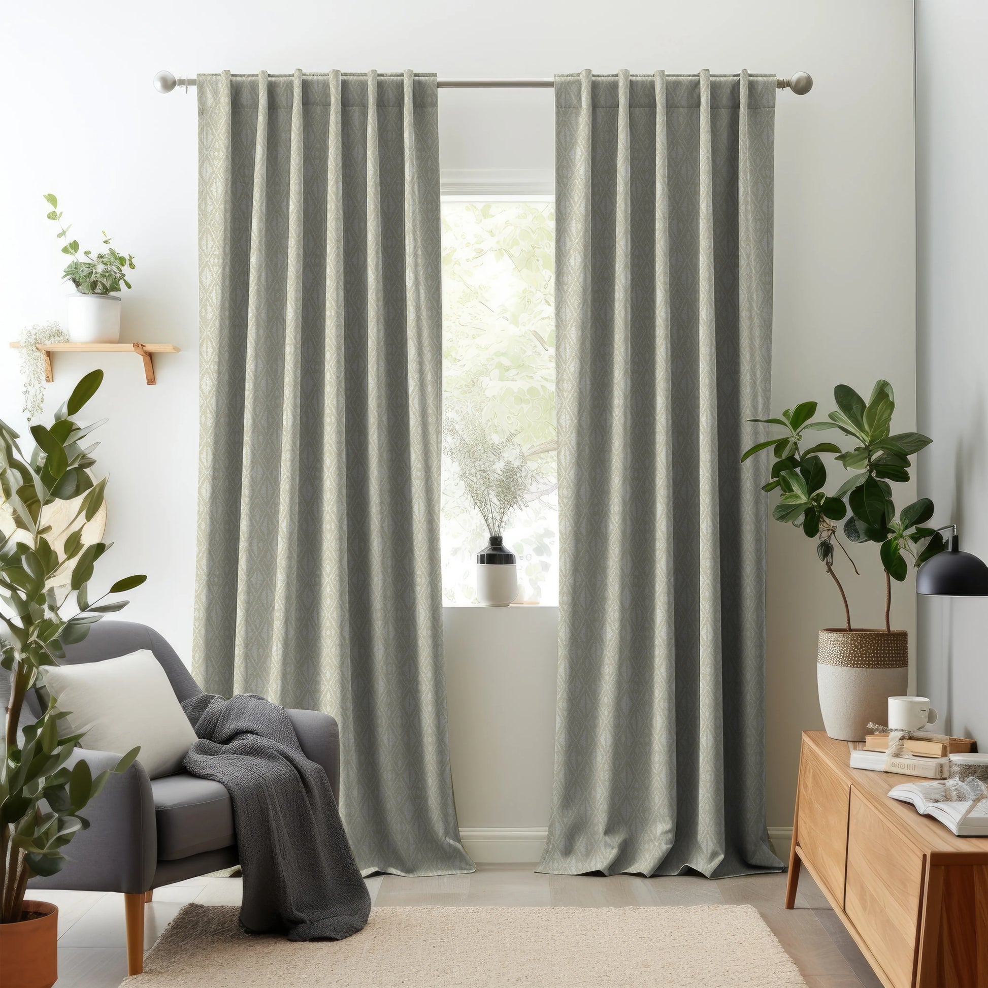Elementos Edition 7 - Velen | Made to Order Light Filtering Curtains Velen-Pearl