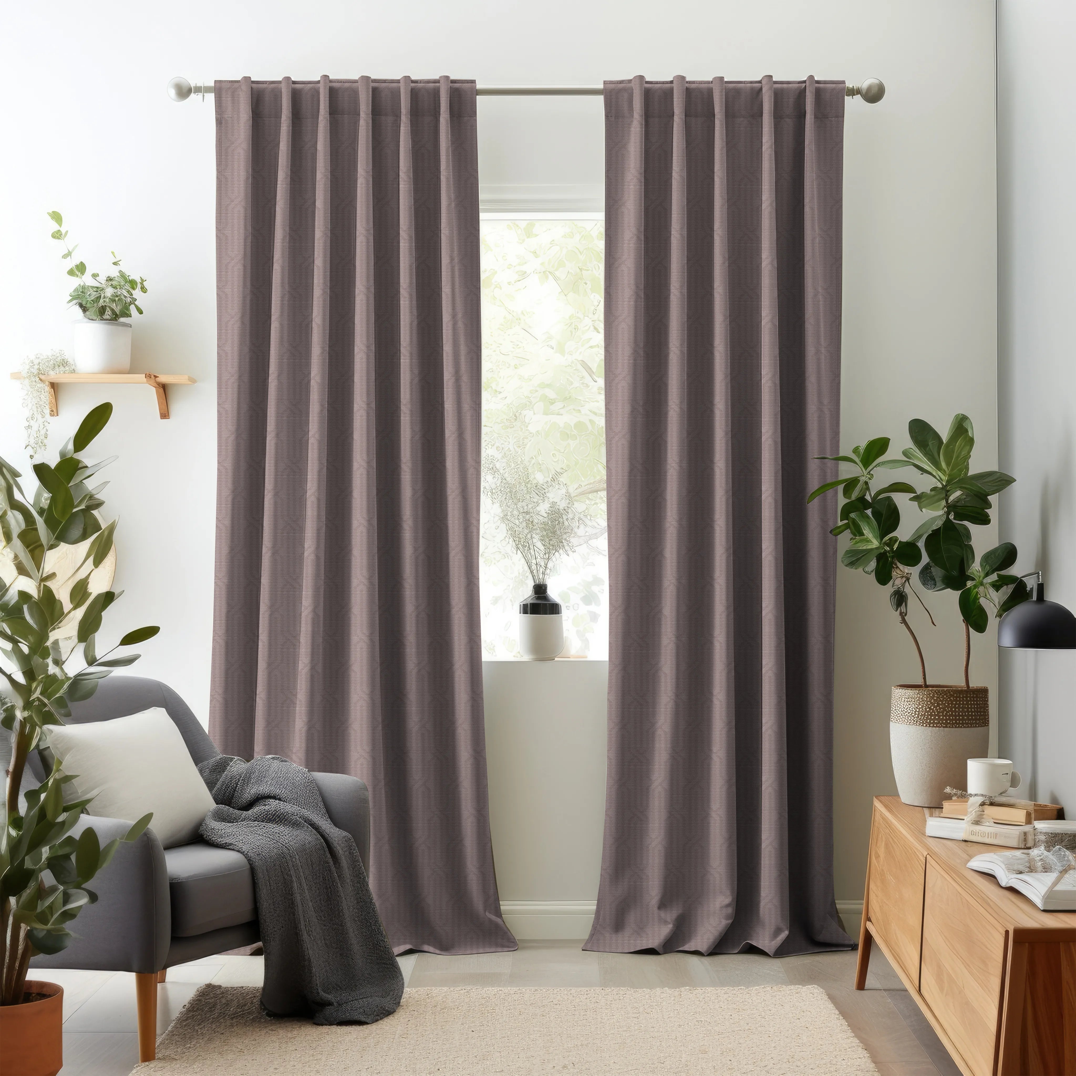 Elementos Edition 9 - Reno | Made to Order Light Filtering Curtains Reno-Blush