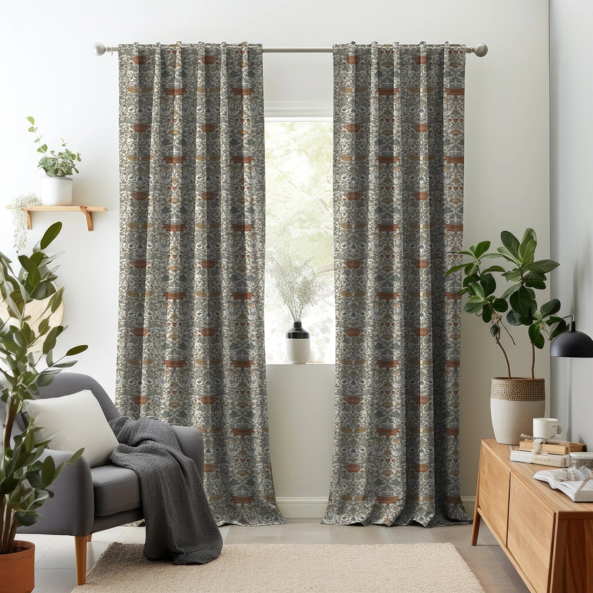 Nomad's Diary Edition 11 - Laurel | Made to Order Light Filtering Curtains Laurel-Biscuit