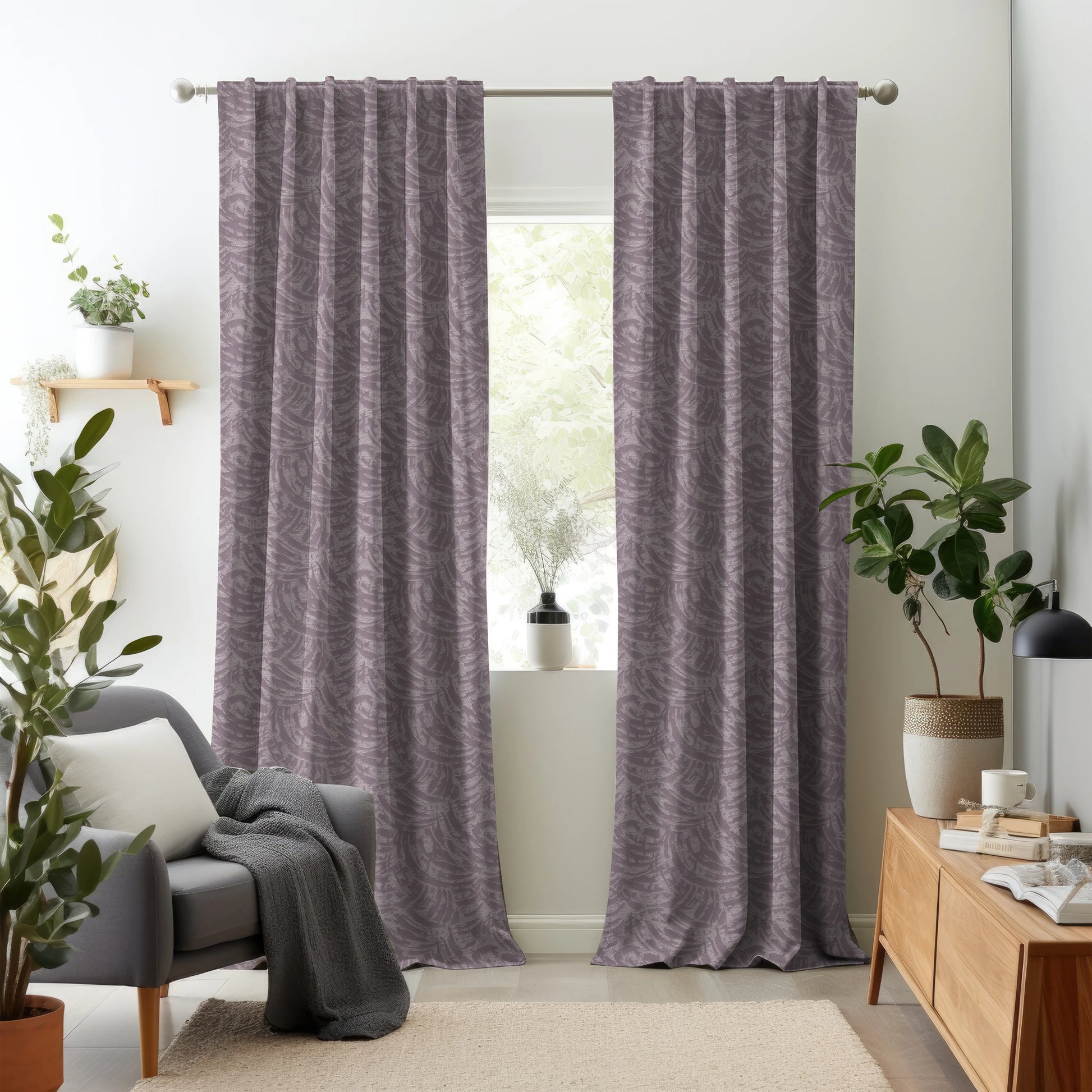 Elementos Edition 11 - Trojan | Made to Order Light Filtering Curtains Trojan-Lavender