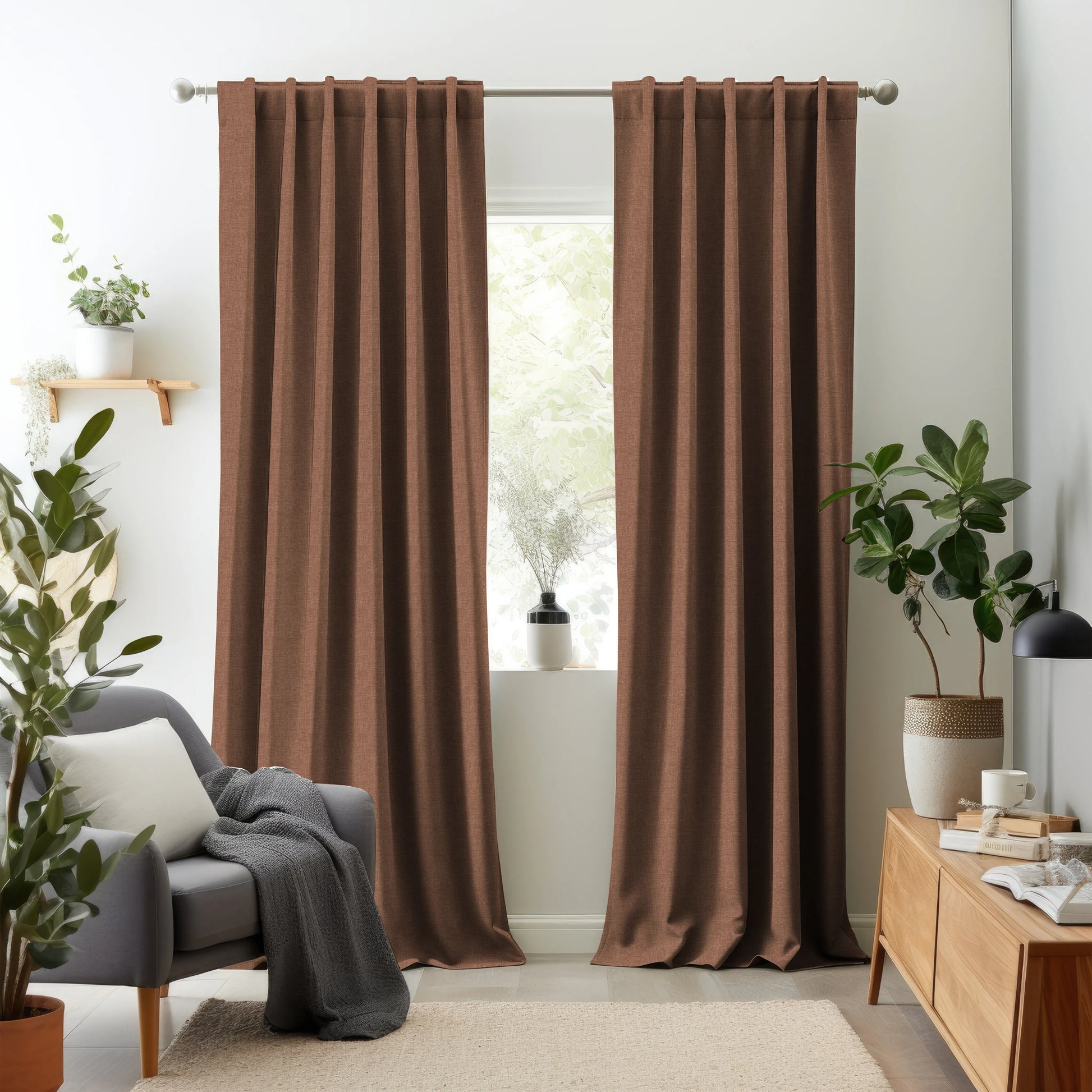 Hallmark Drapes Edition 13 - Mason | Made to Order Light Filtering Curtains Mason-Melon