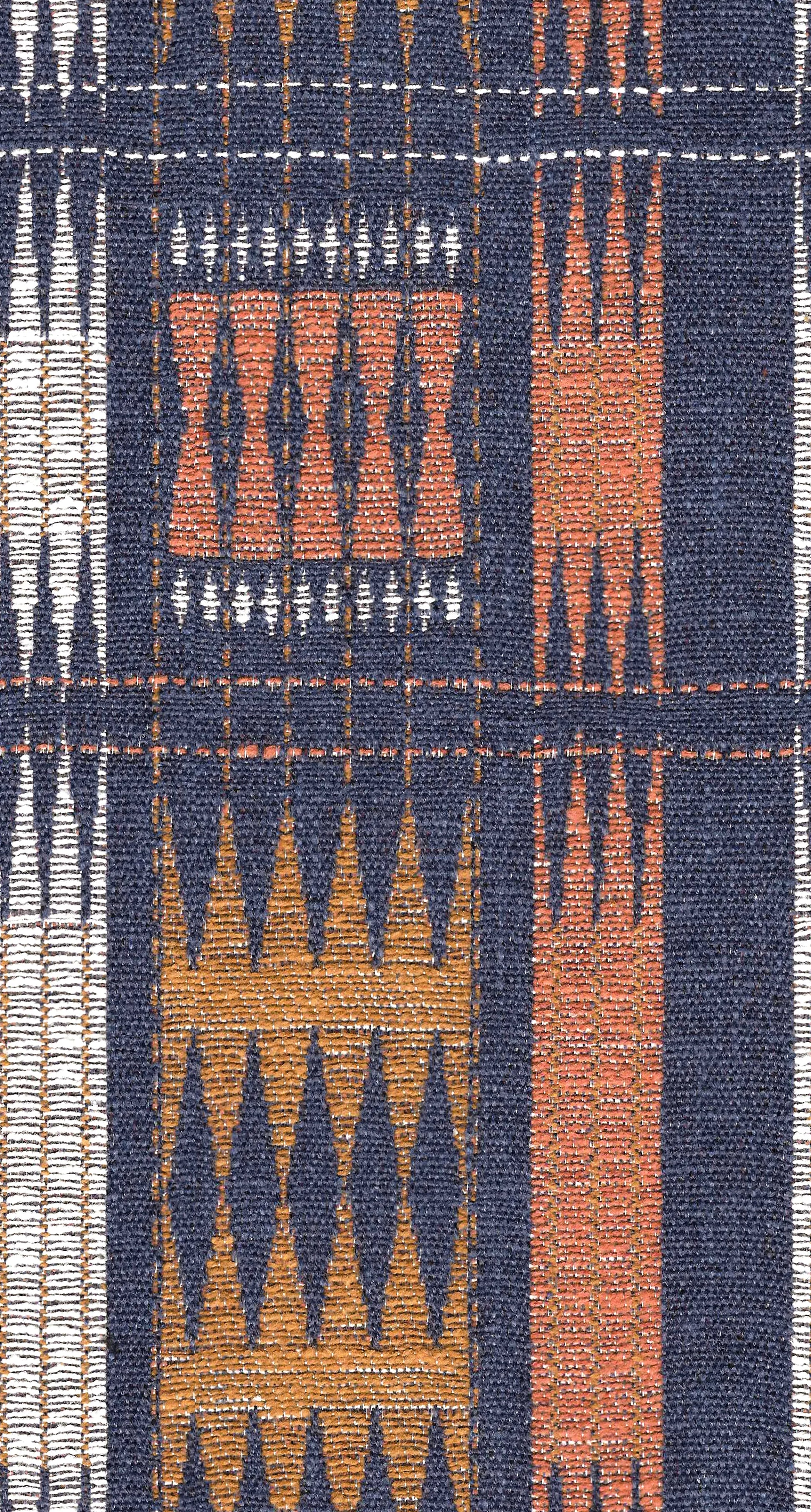 Nomad's Diary Edition 12 - Beryl | Upholstery Fabric Beryl-Indigo