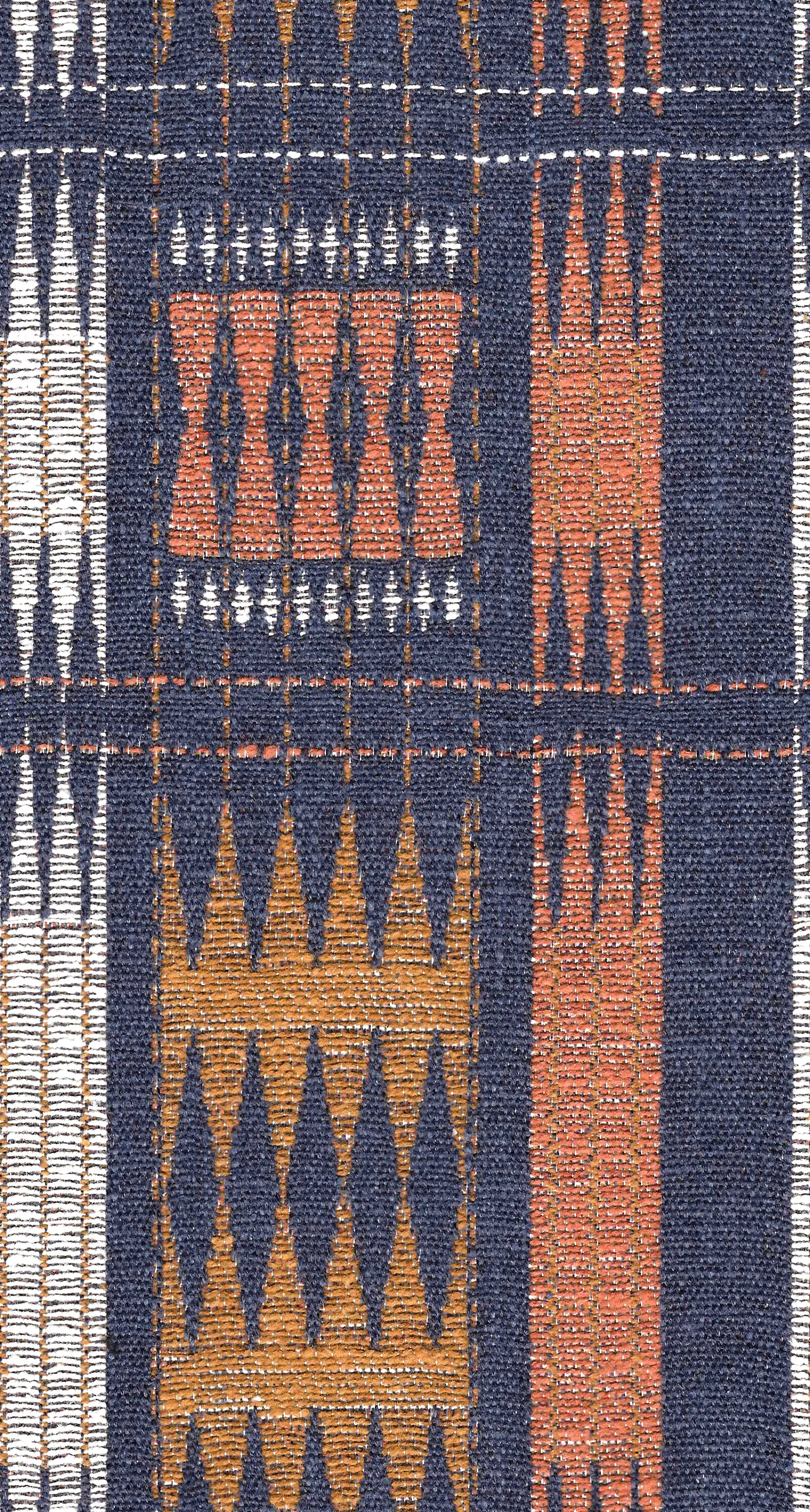 Nomad's Diary Edition 12 - Beryl | Upholstery Fabric Beryl-Indigo