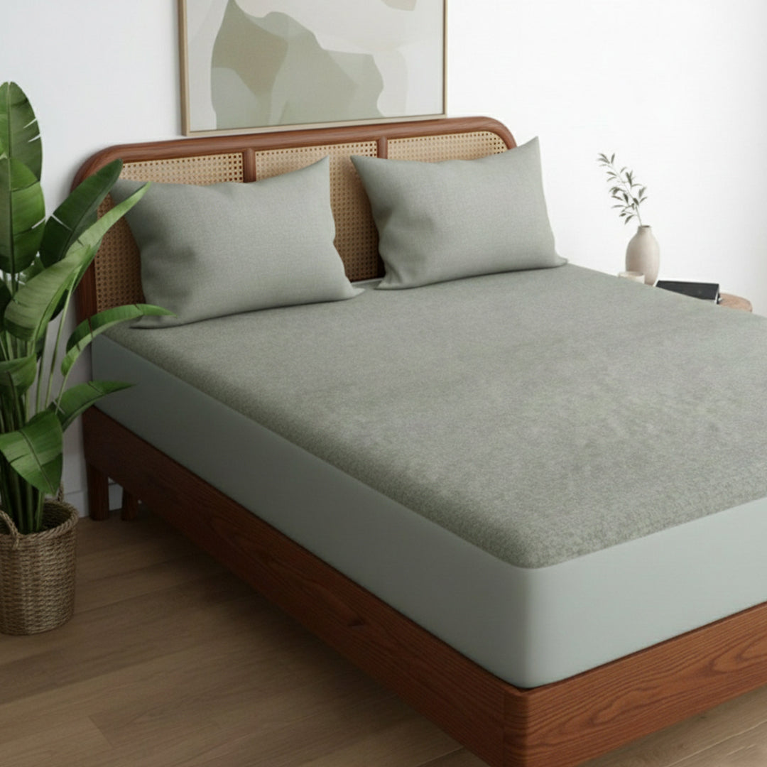 Pure Canopy Single Mattress Protector Grey / Single
