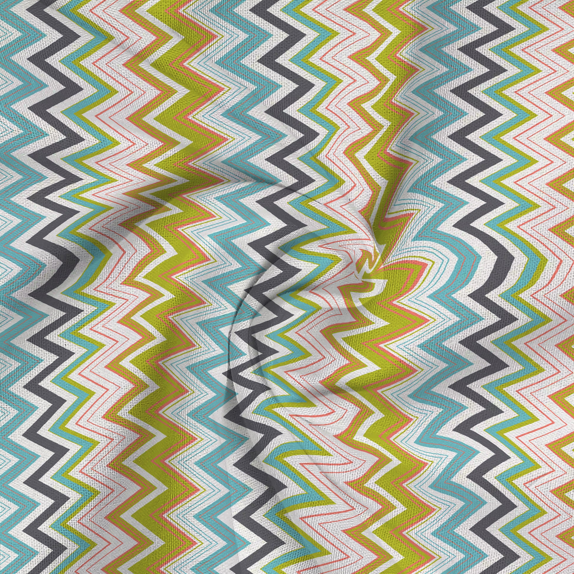 Pure Nest Printed Fitted Sheet Set Orange / King