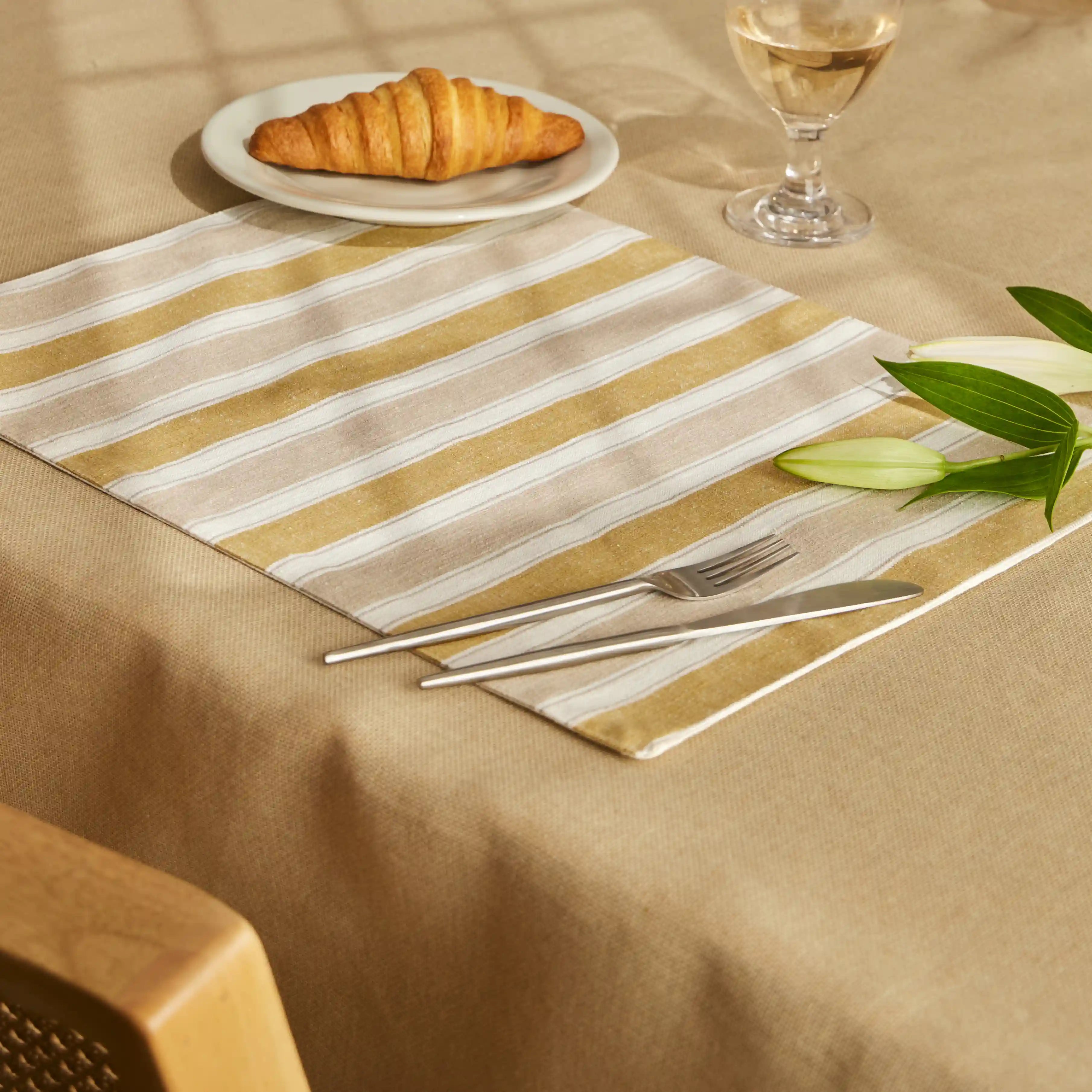 Kaleida Table Placemat Set Ochre Origins / 6 Piece Set