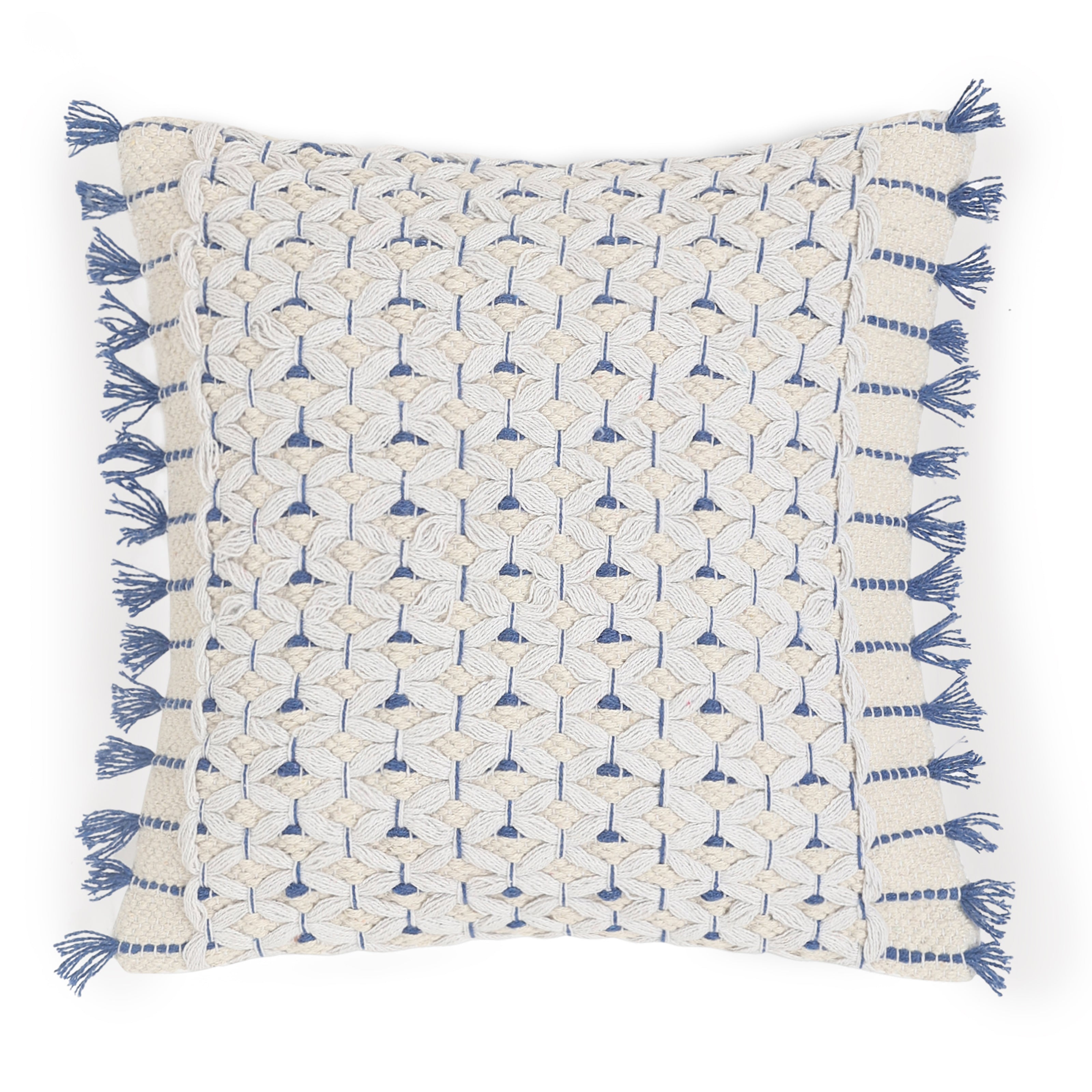Espricia 100% Cotton Cushion Cover | Dusty Blue