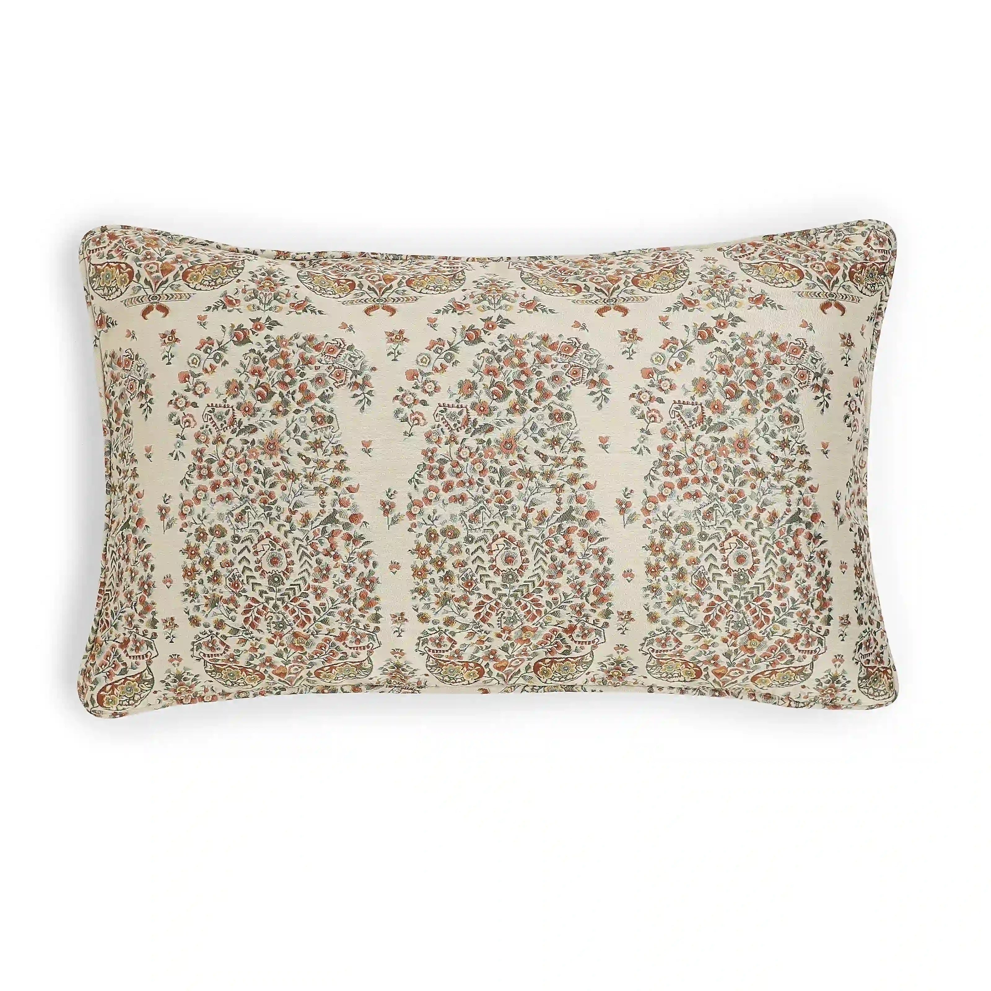 Espricia Woven Cushion Cover | Paisley Dreams Vintage Red / Cushion Cover (41cm x 66cm)