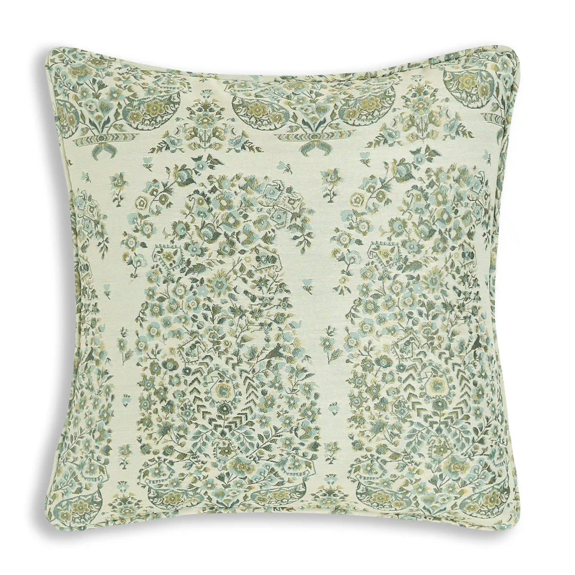 Espricia Woven Cushion Cover | Paisley Dreams Teal / Cushion Cover (41cm x 41cm)