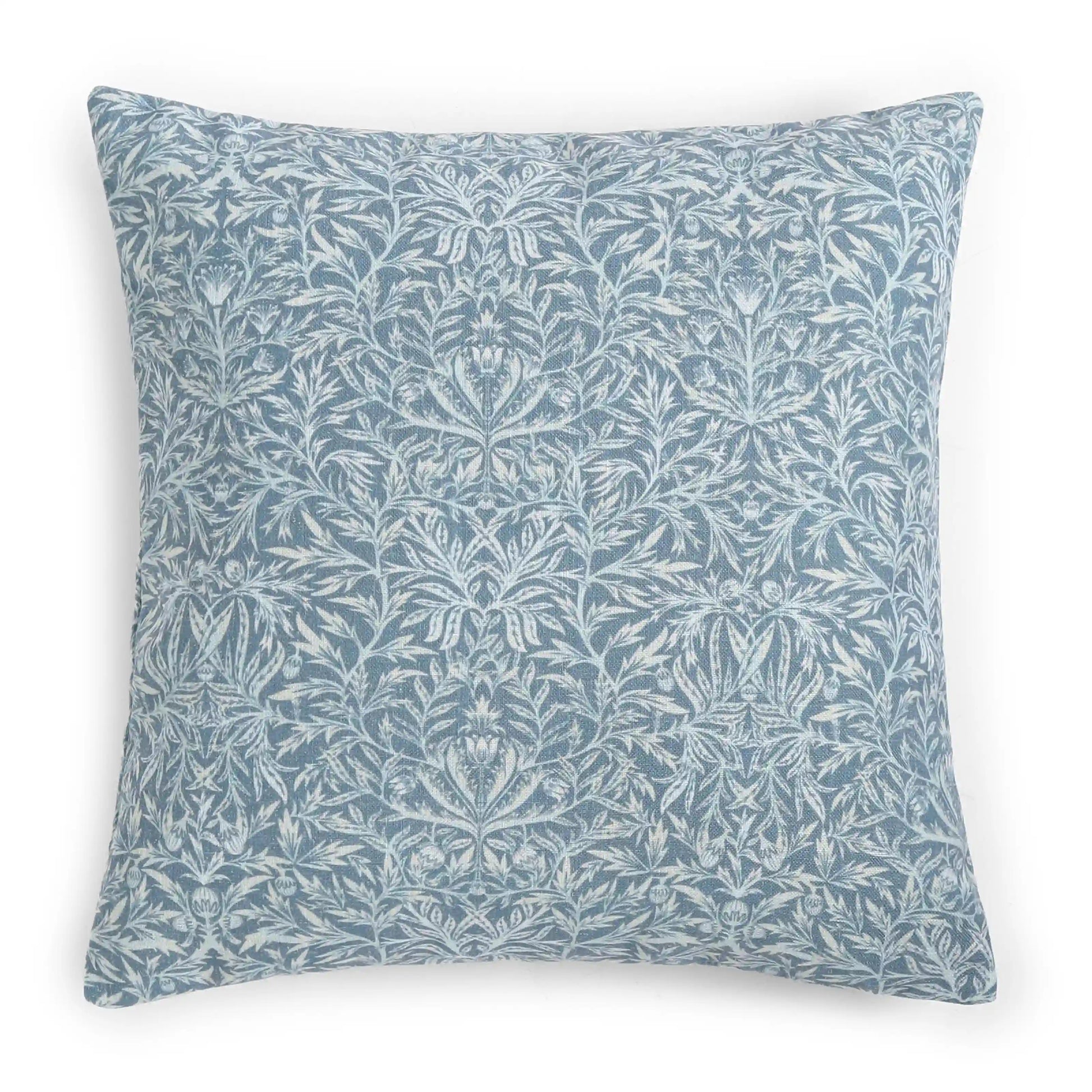 Vissencia Printed Cushion Cover | Floral Fresco Bluebell / Cushion Cover (41cm x 41cm)
