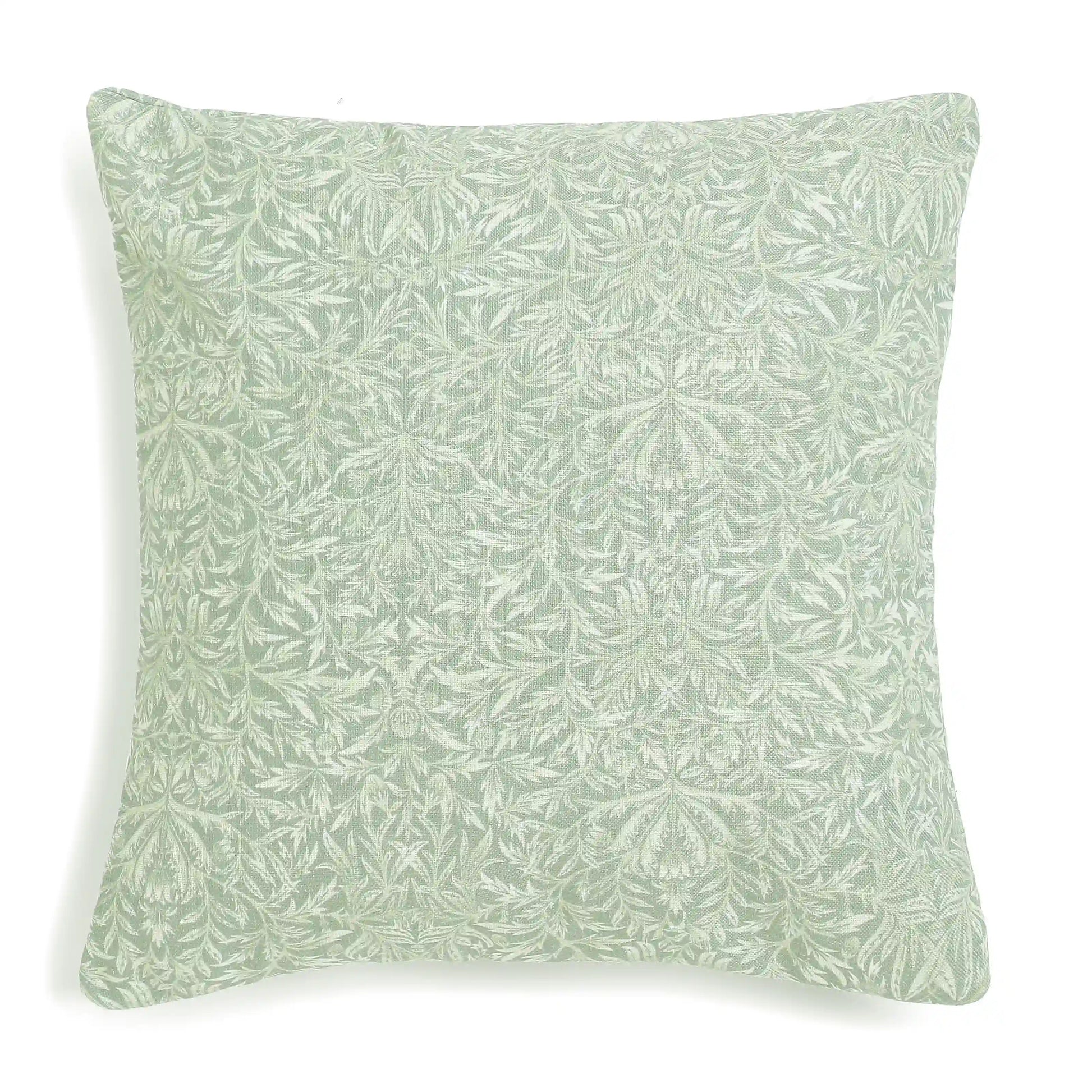 Vissencia Printed Cushion Cover | Floral Fresco Sage / Cushion Cover (51cm x 51cm)