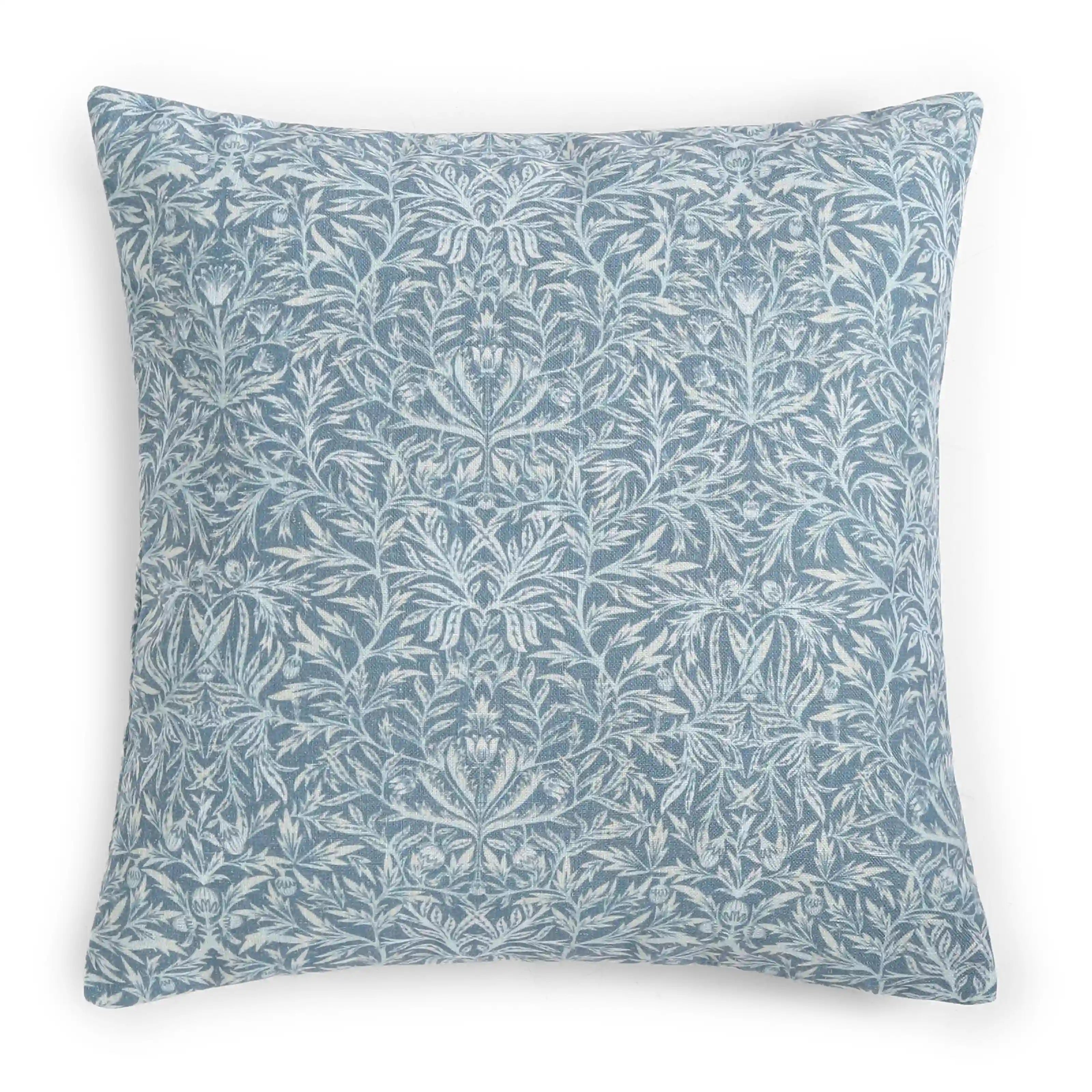 Vissencia Printed Cushion Cover | Floral Fresco Bluebell / Cushion Cover (51cm x 51cm)