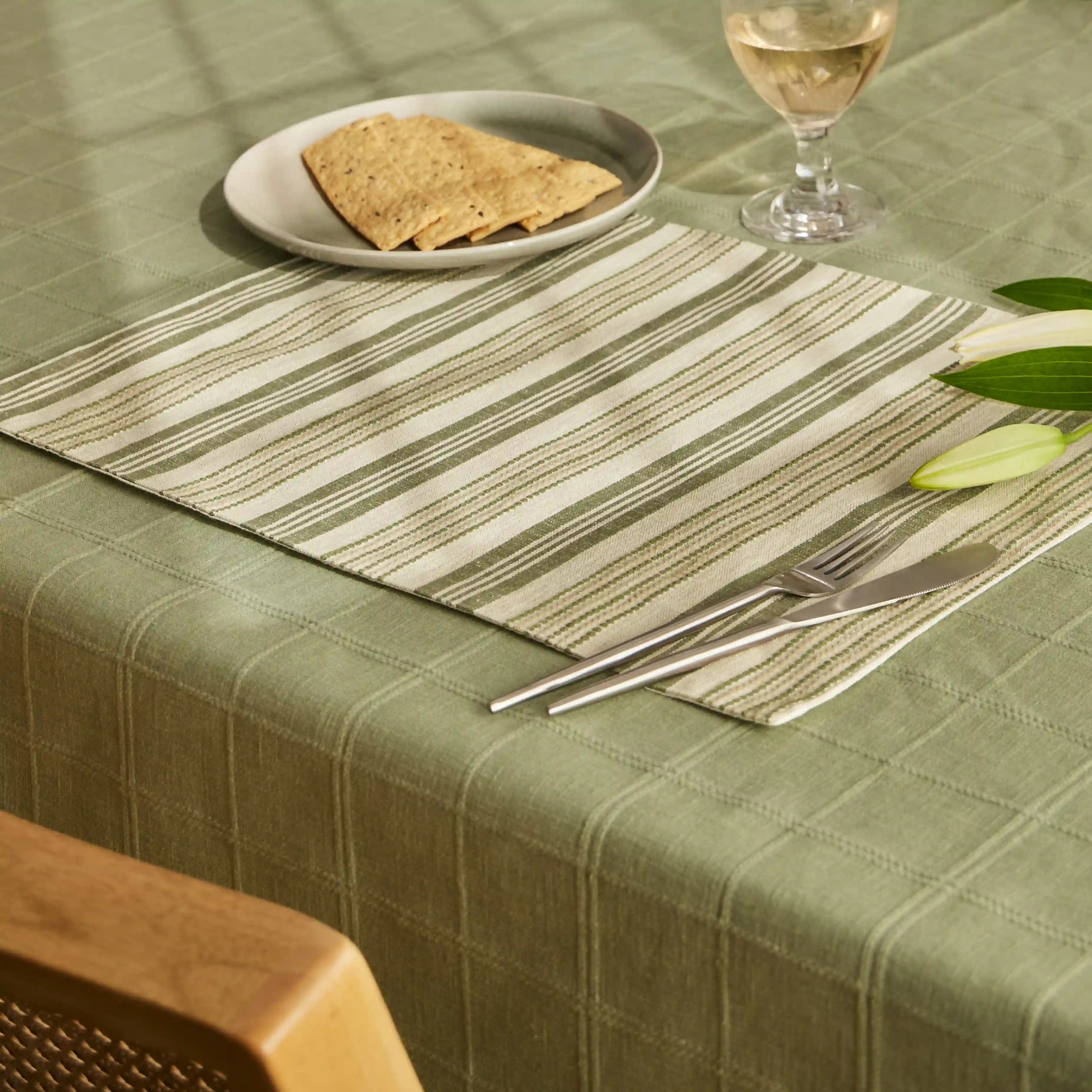 Kaleida Table Placemat Set Thyme Therapy / 4 Piece Set