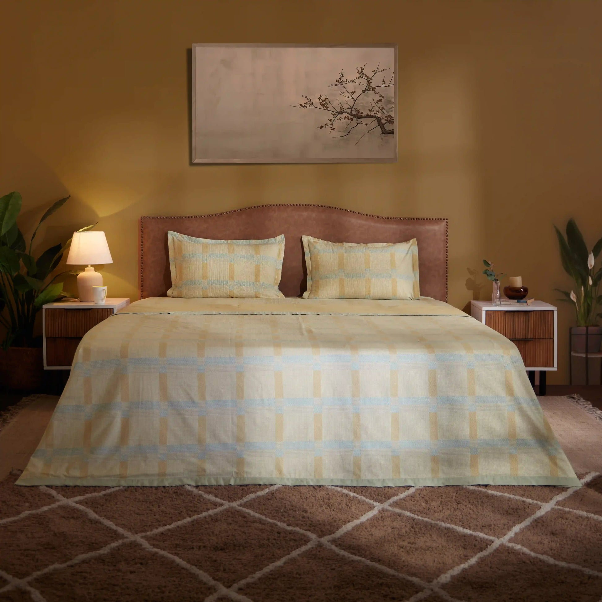 Threadscapes Printed Dohar-Sand Sand / Double