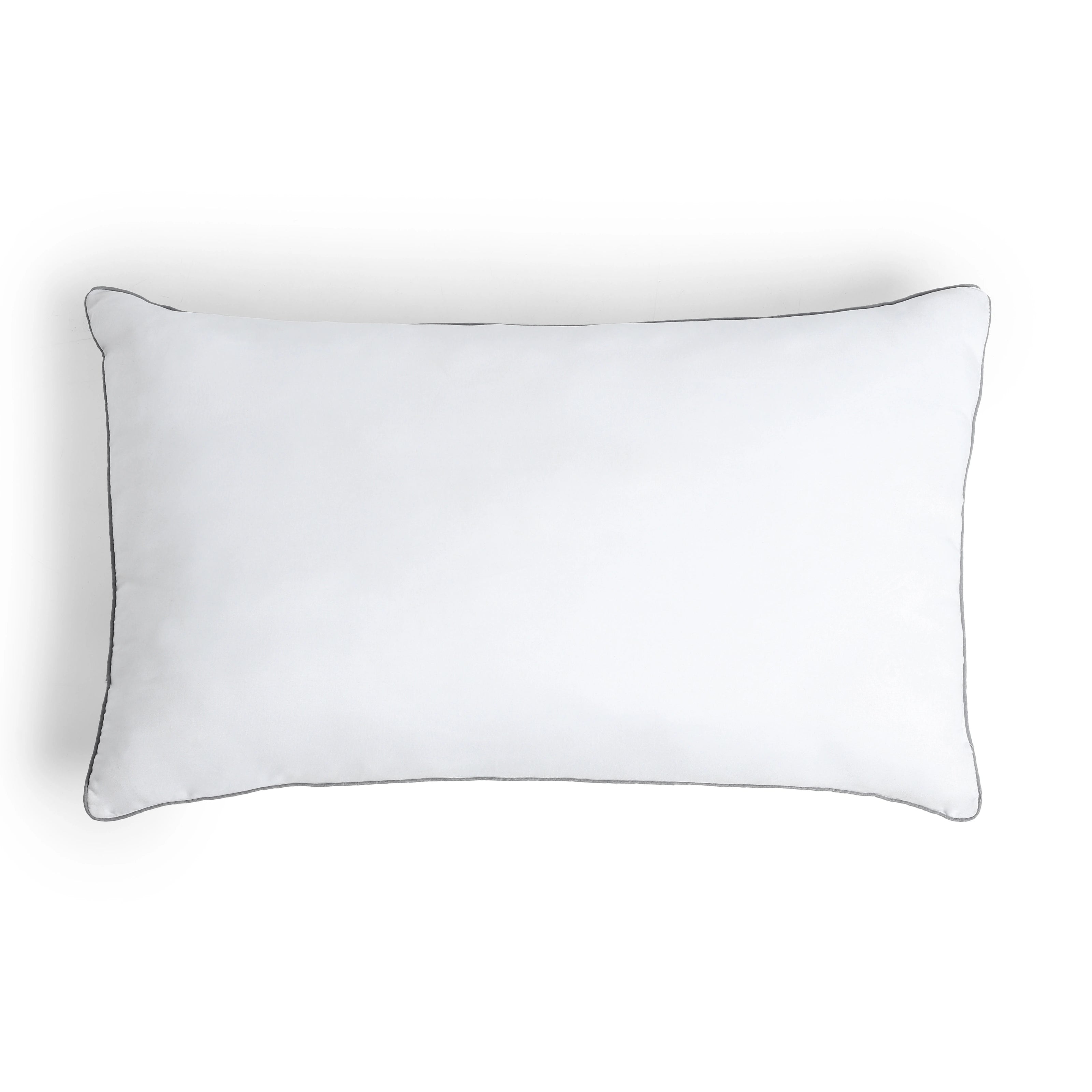 Snow Soft White Solid Dyed Cushion Filler White / Cushion Cover (41cm x 66cm)