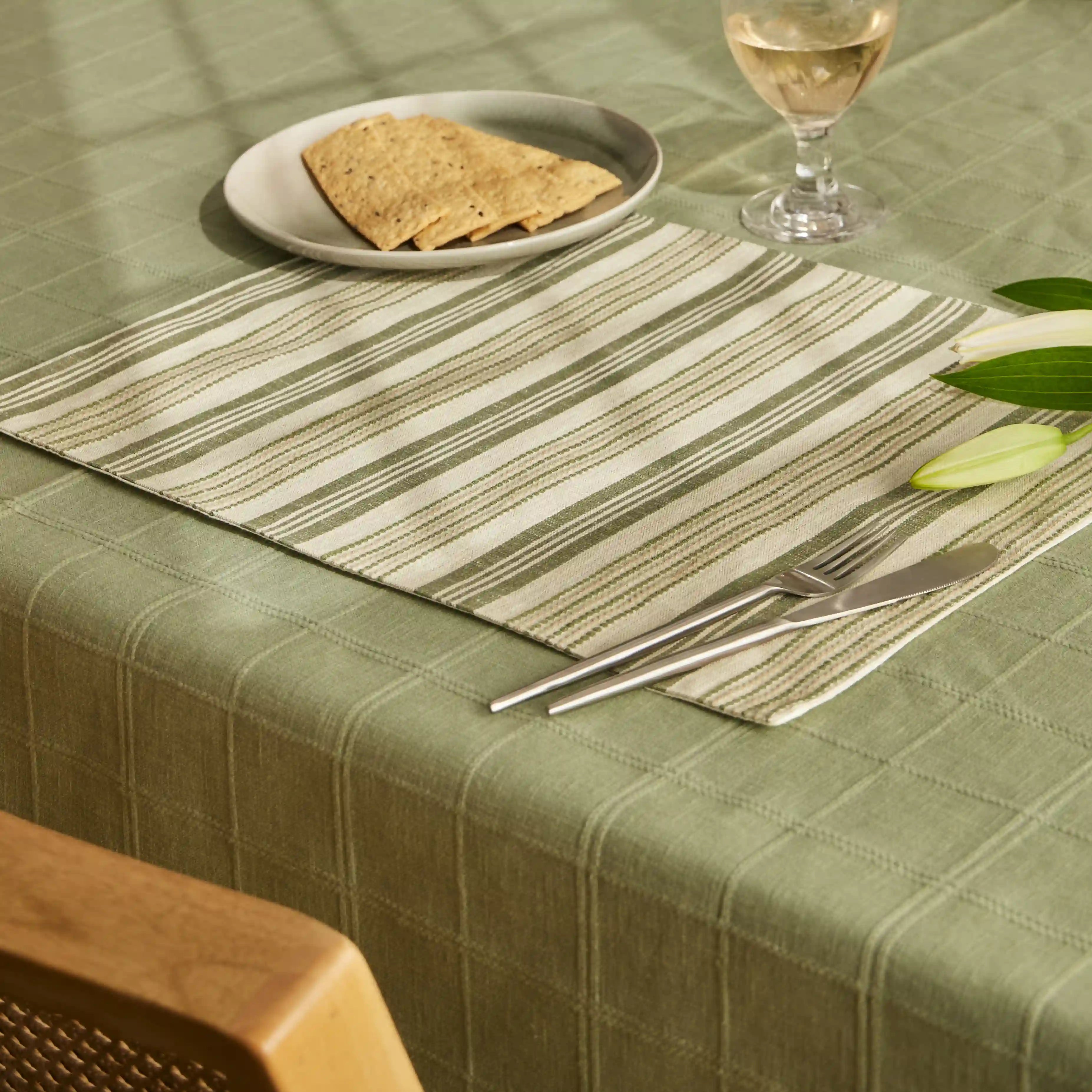 Kaleida Table Placemat Set Thyme Therapy / 6 Piece Set