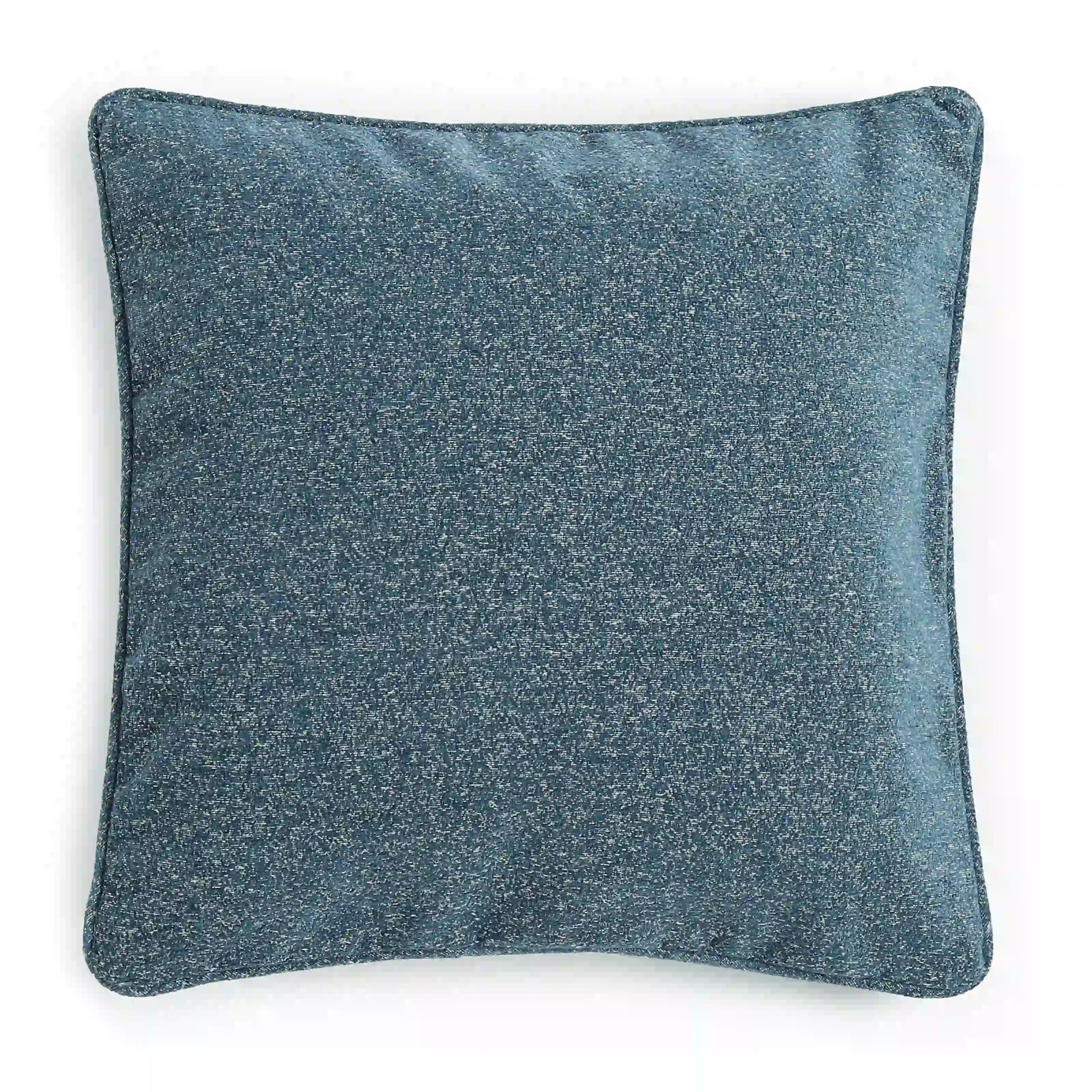 Vissencia Solid Cushion Cover | Textured Crush Ocean Depth / Cushion Cover (51cm x 51cm)