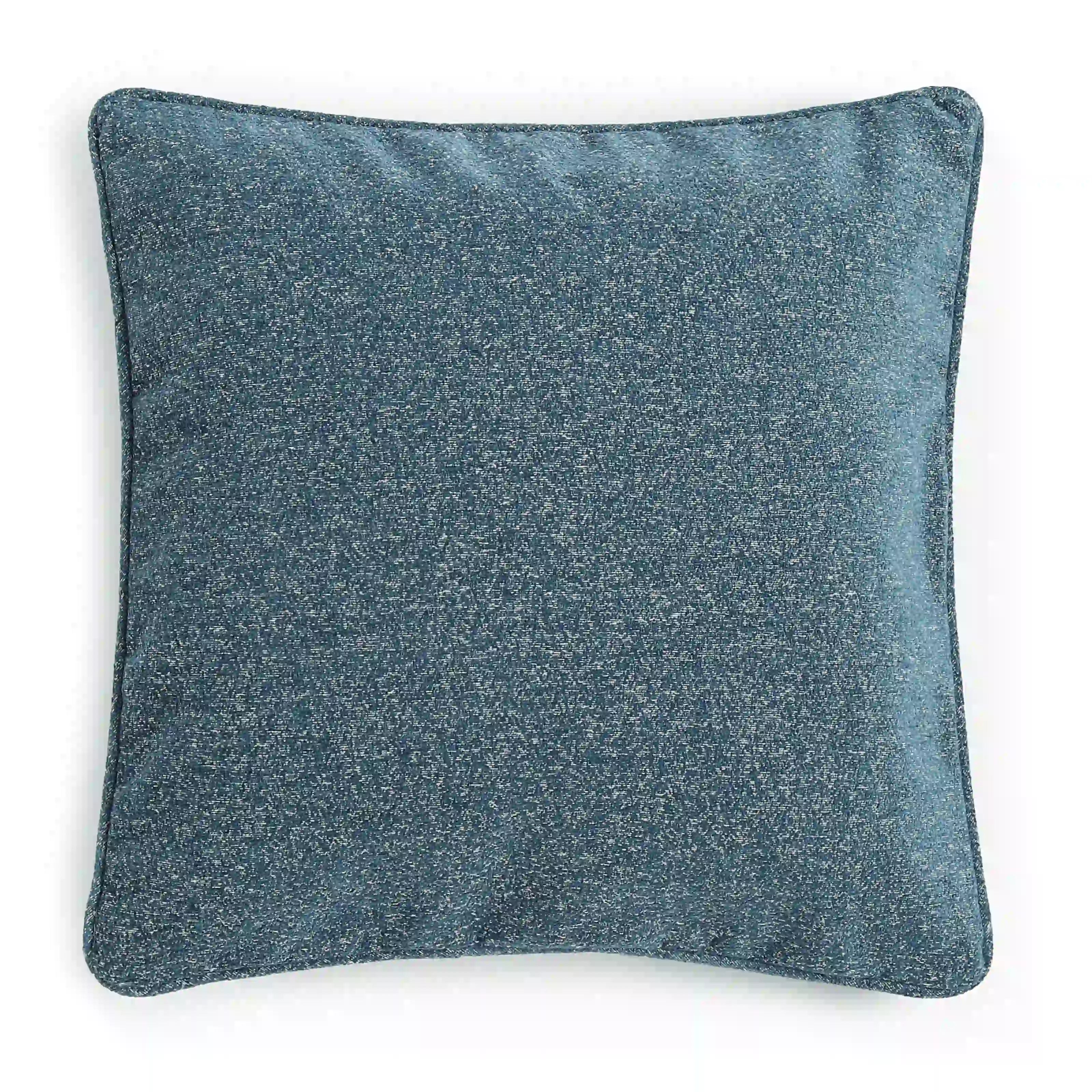 Vissencia Solid Cushion Cover | Textured Crush Ocean Depth / Cushion Cover (51cm x 51cm)