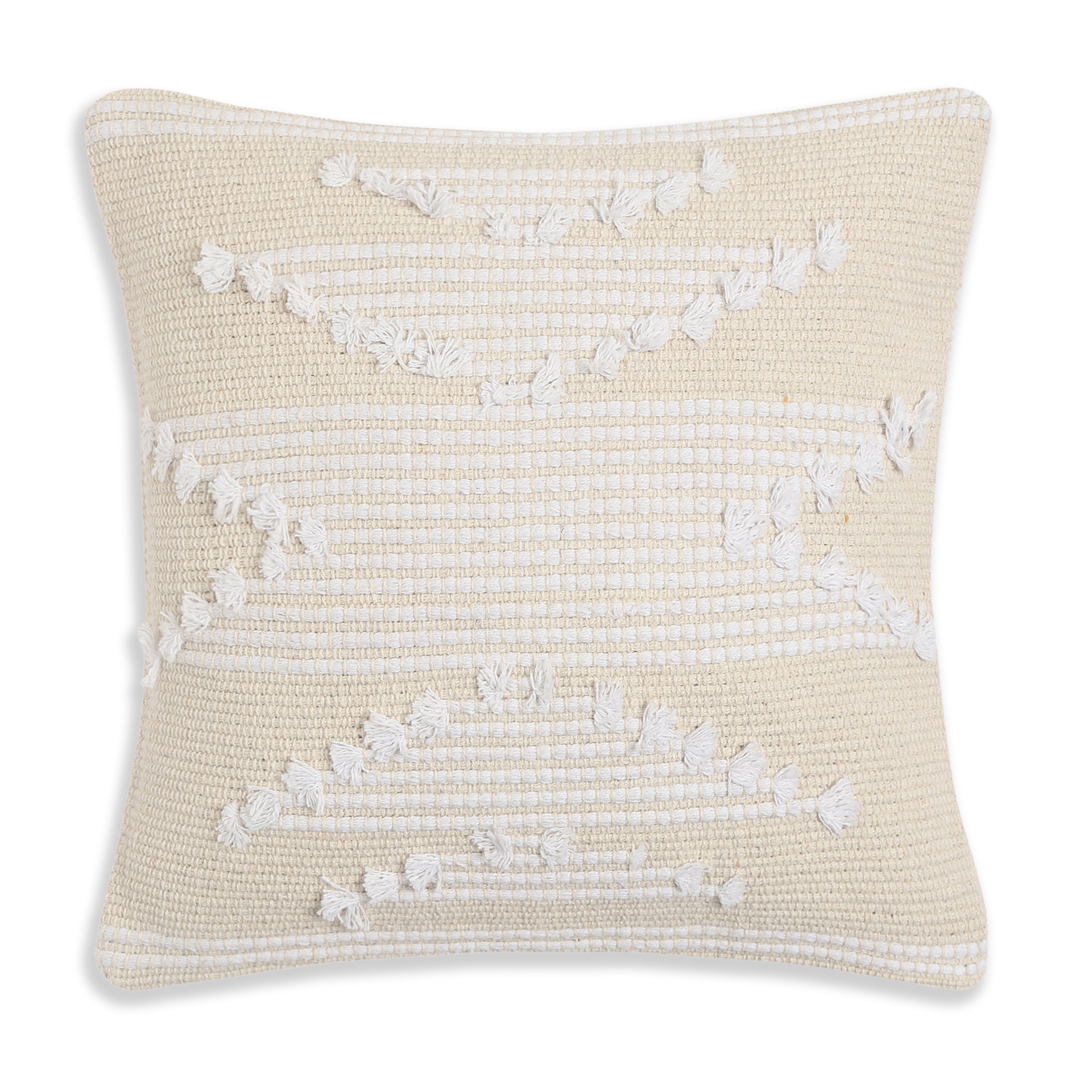 Espricia 100% Cotton Cushion Cover | Light Beige