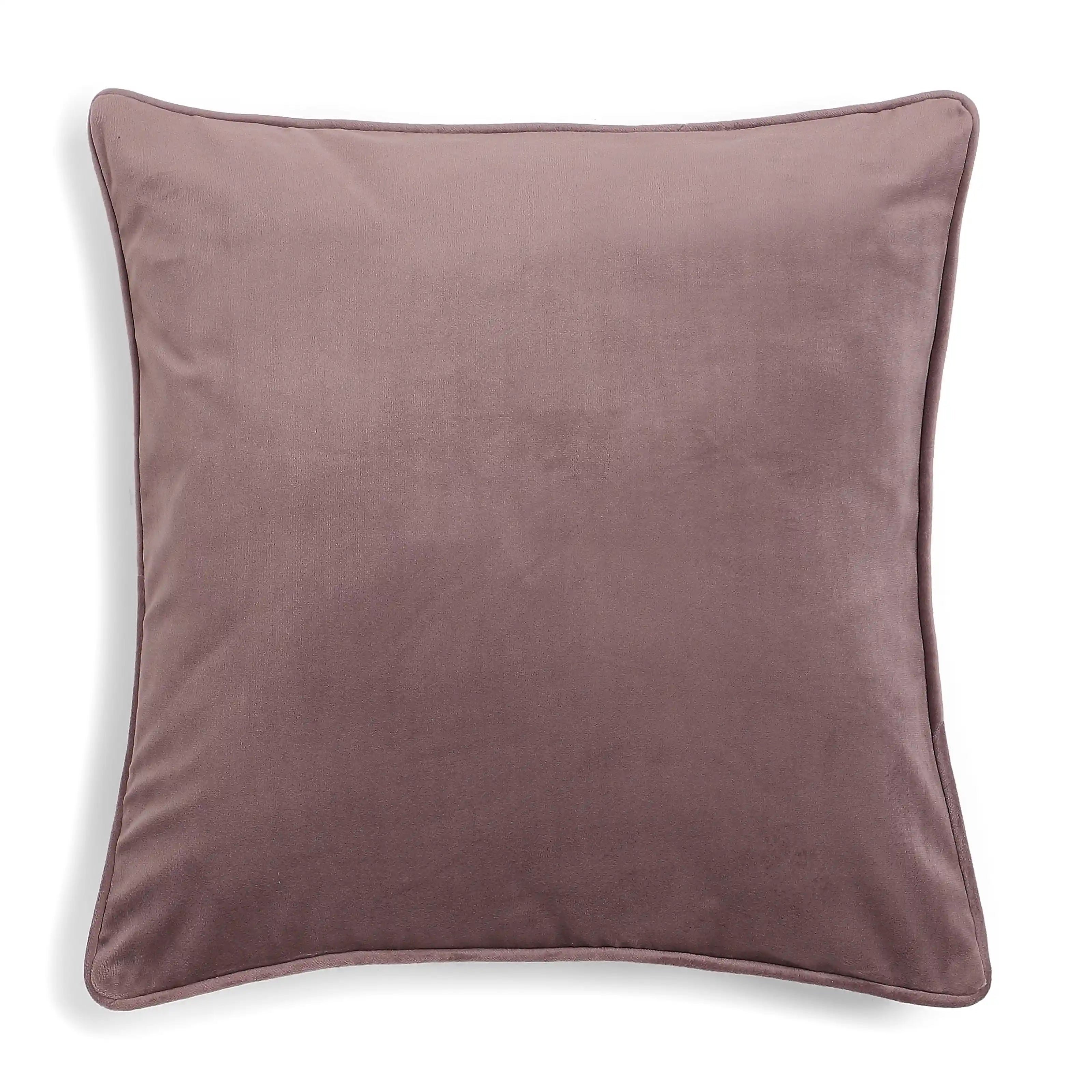 Vissencia Solid Cushion Cover | Autumn Hues Lilac Dust / Cushion Cover (41cm x 41cm)