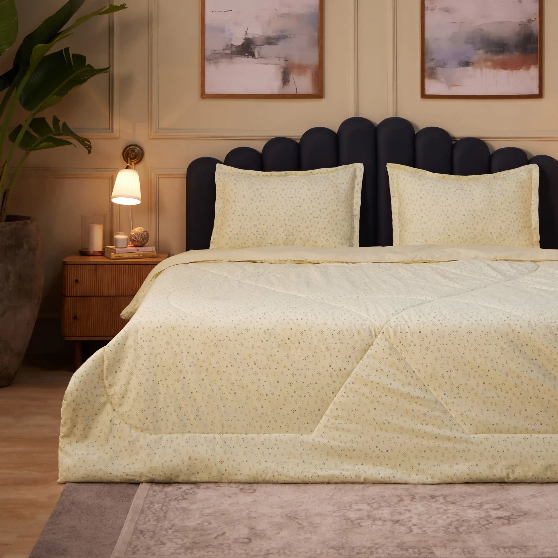 Yutori 100% Cotton Double Comforter Multicolour / Double