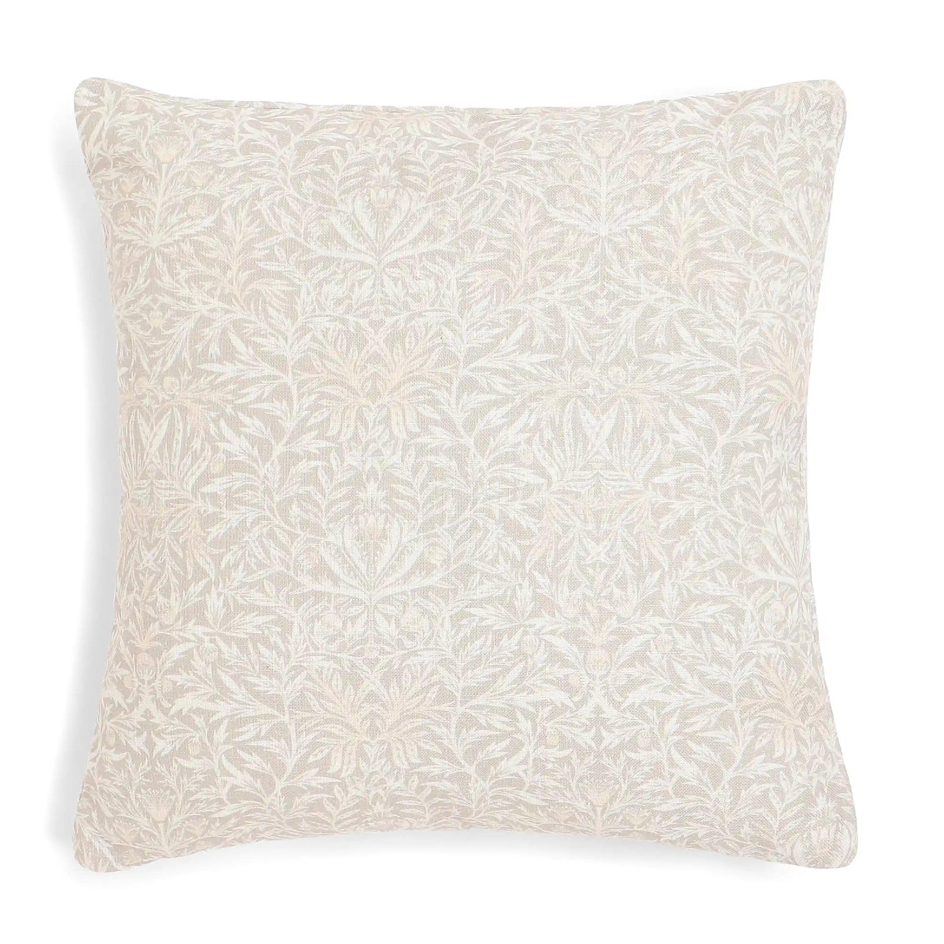 Vissencia Printed Cushion Cover | Floral Fresco Biscotti / Cushion Cover (41cm x 41cm)