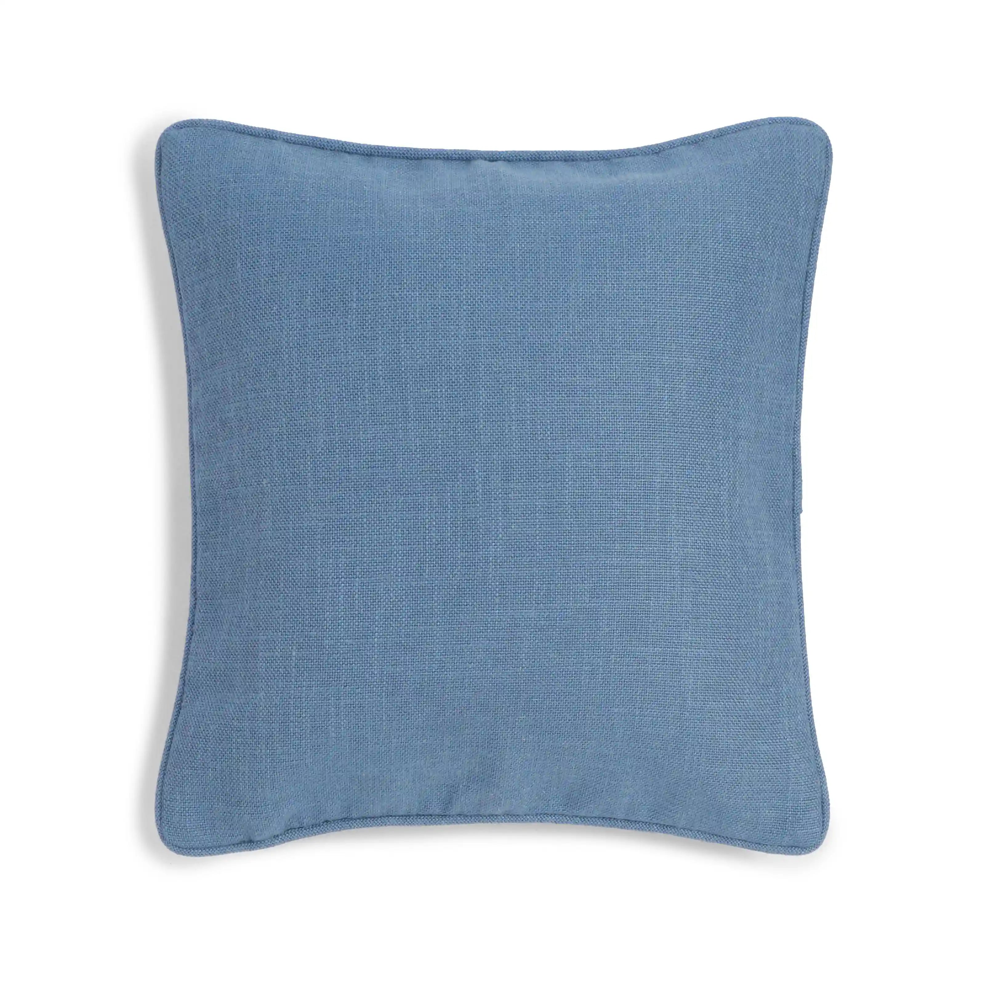 Espricia Solid Cushion Cover | Textura Denim / Cushion Cover (41cm x 41cm)