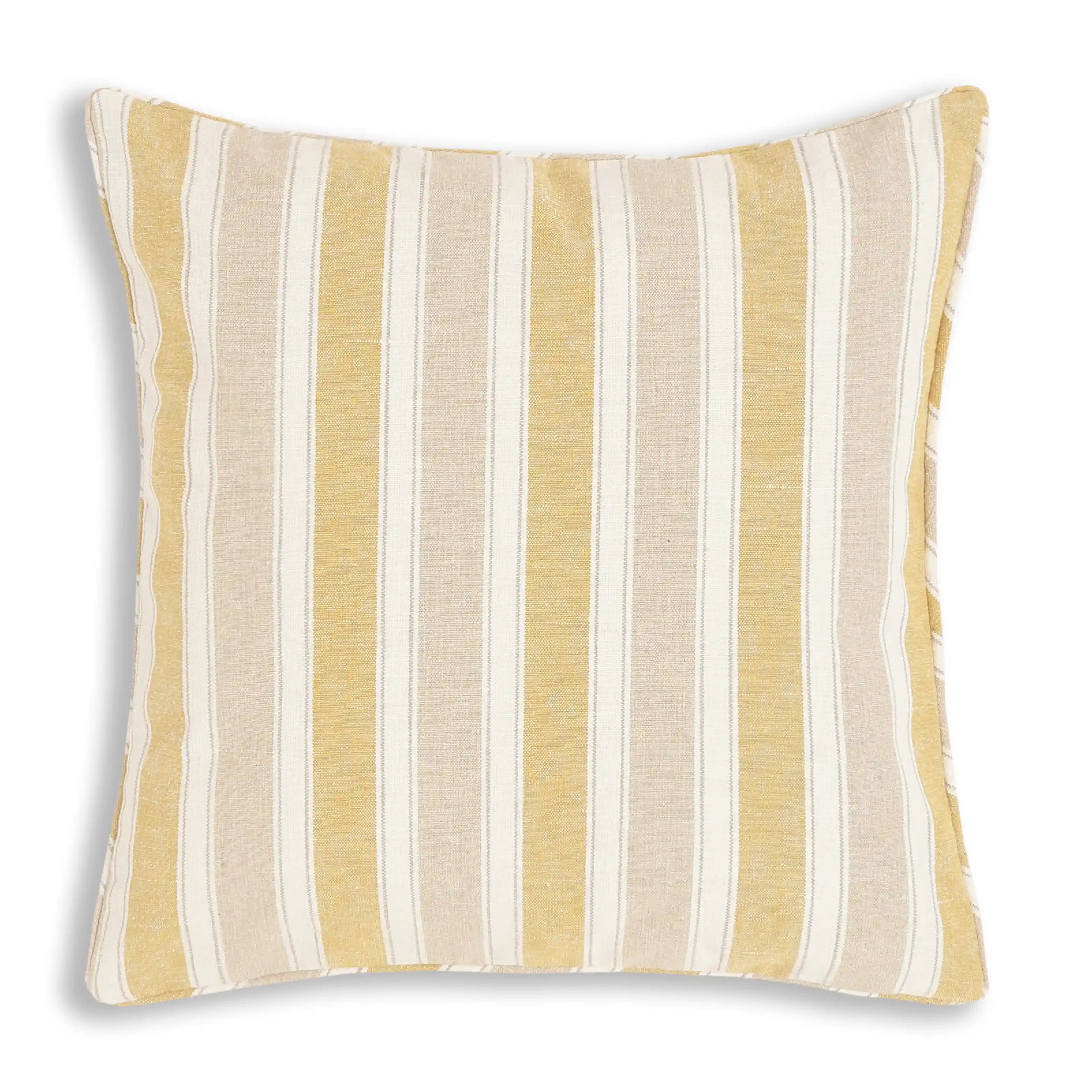 Espricia Printed Cushion Cover | Linescape Mustard / Cushion Cover (41cm x 41cm)