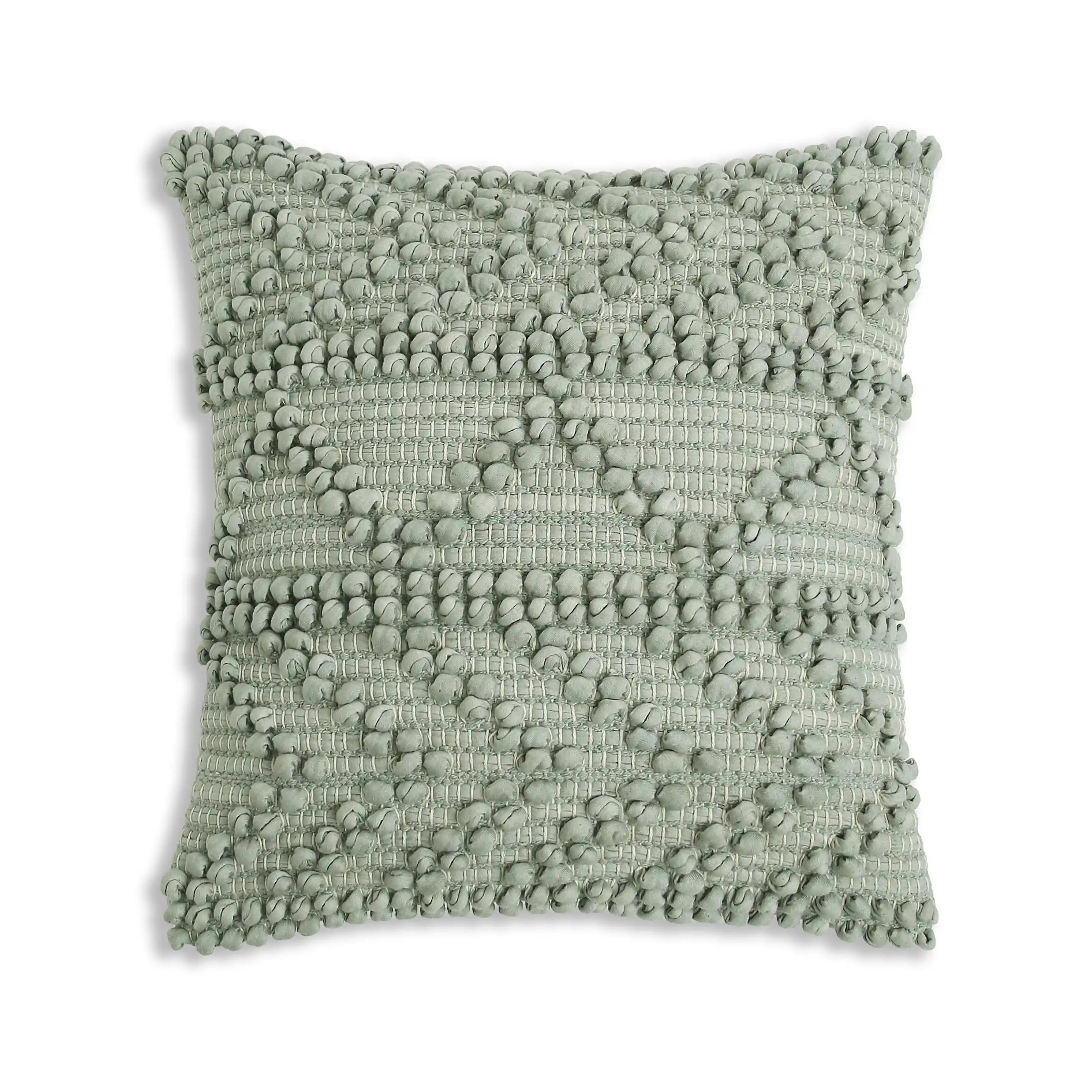 Espricia 100% Cotton Cushion Cover | Boho Soul Grey Mist / Cushion Cover (51cm x 51cm)