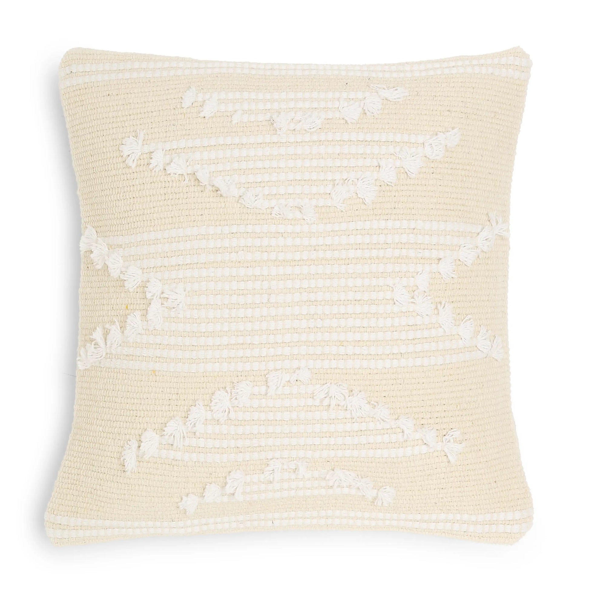 Espricia 100% Cotton Cushion Cover | Nomad Beige Light Beige / Cushion Cover (41cm x 41cm)