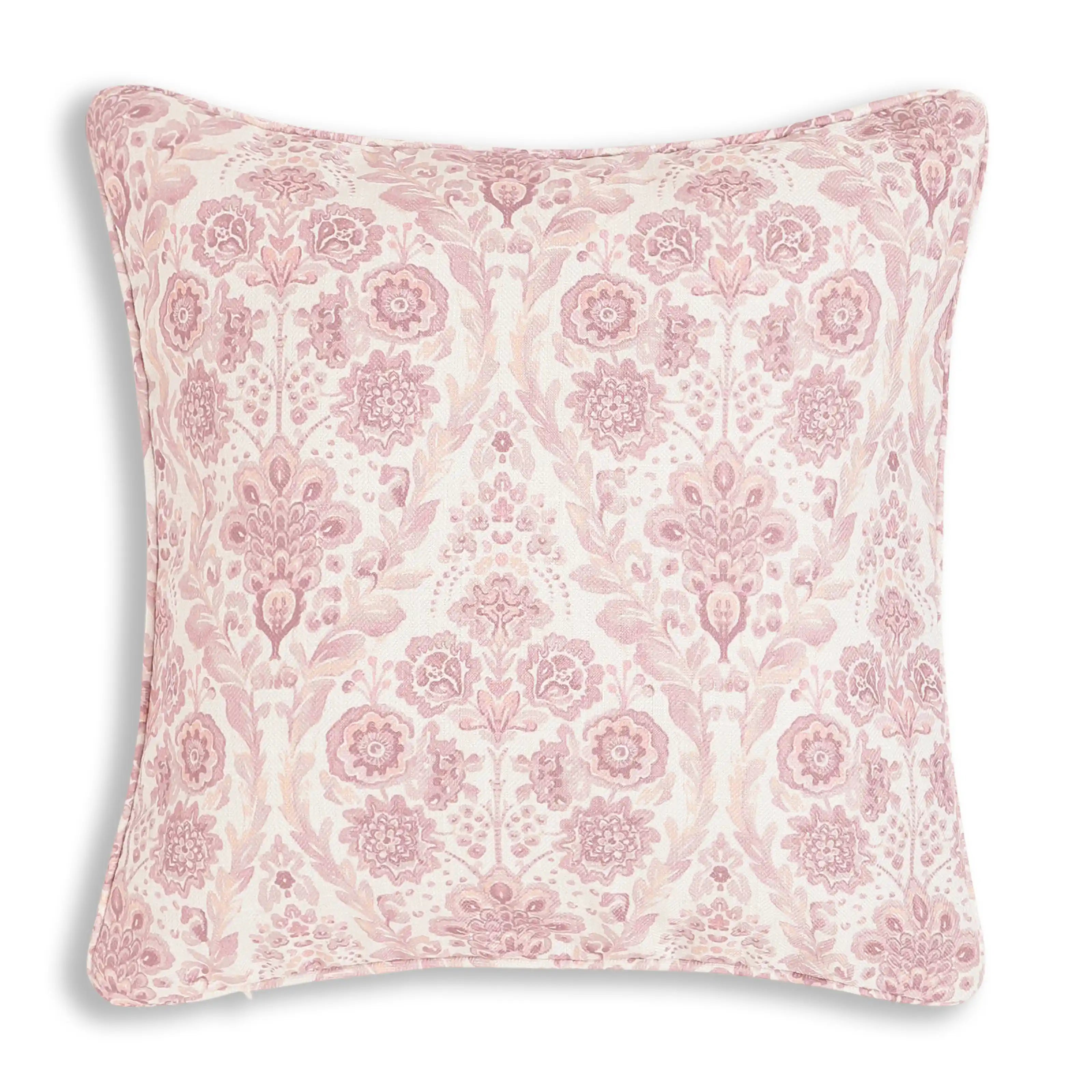 Espricia Printed Cushion Cover | Jaipuri Tales Maroon / Cushion Cover (51cm x 51cm)