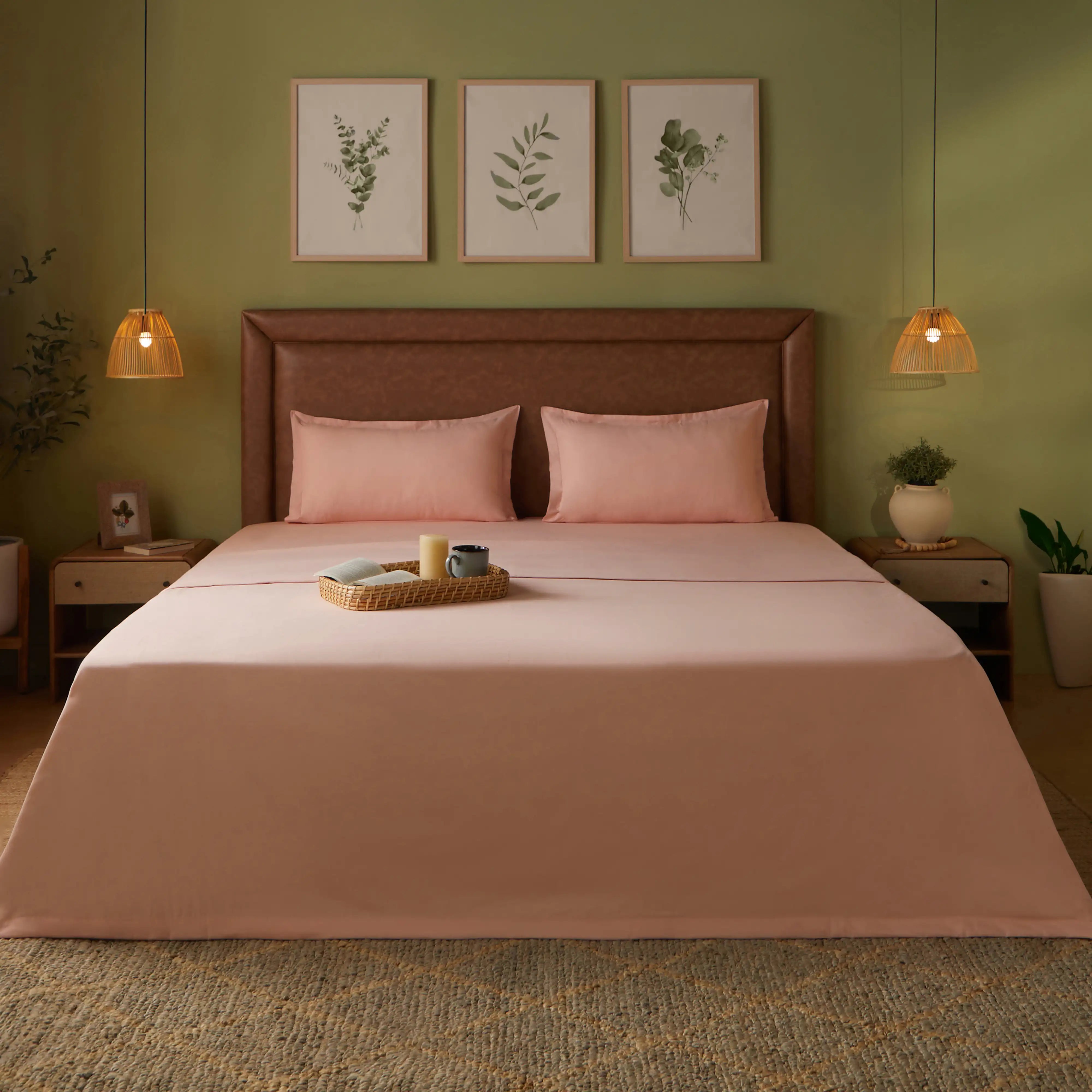 Paleto | Everyday Hues Cotton Solid Dyed Dohar with Super Soft Flannel Layering-Veiled Rose Veiled Rose / Double