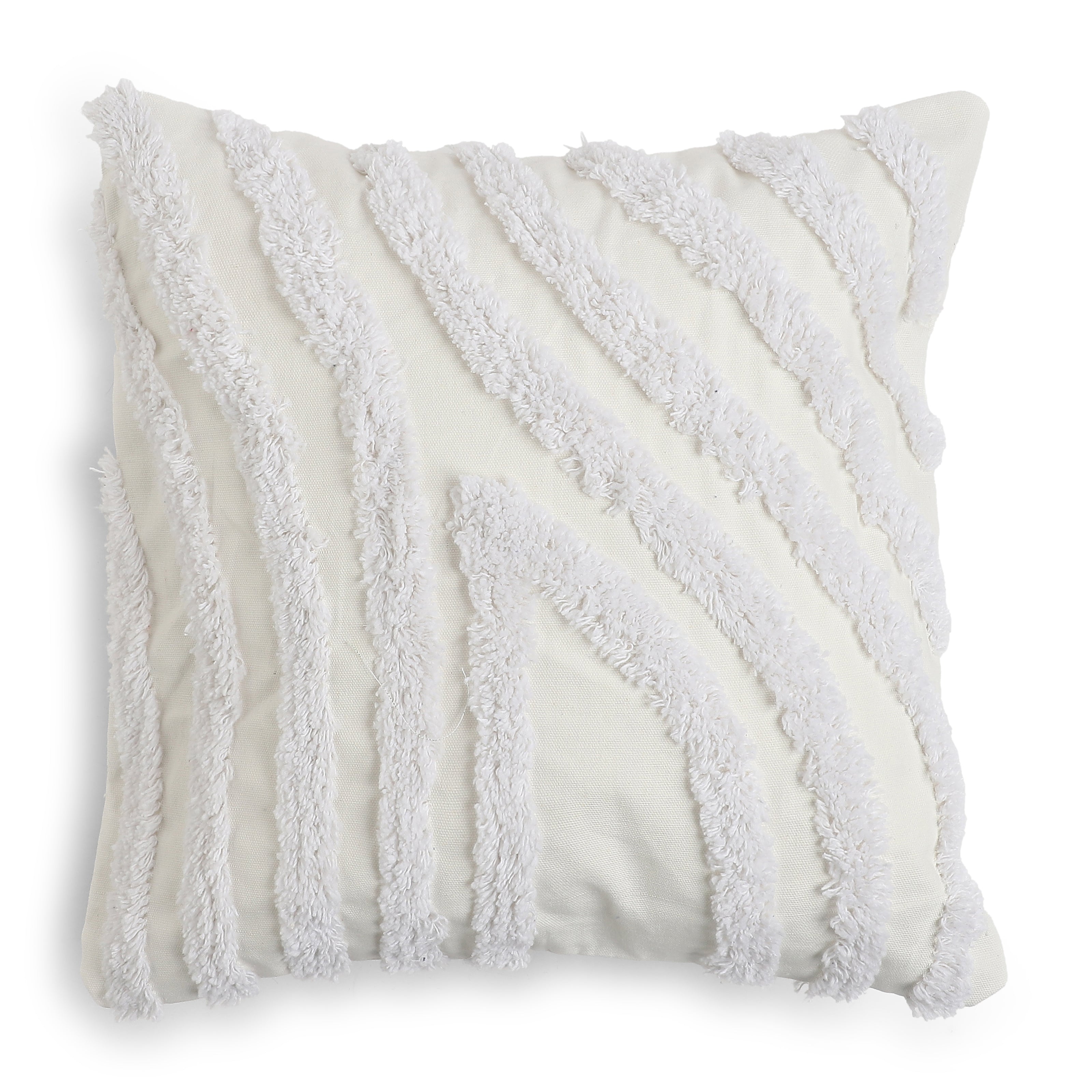 Vissencia 100% Cotton Cushion Cover | Ivory