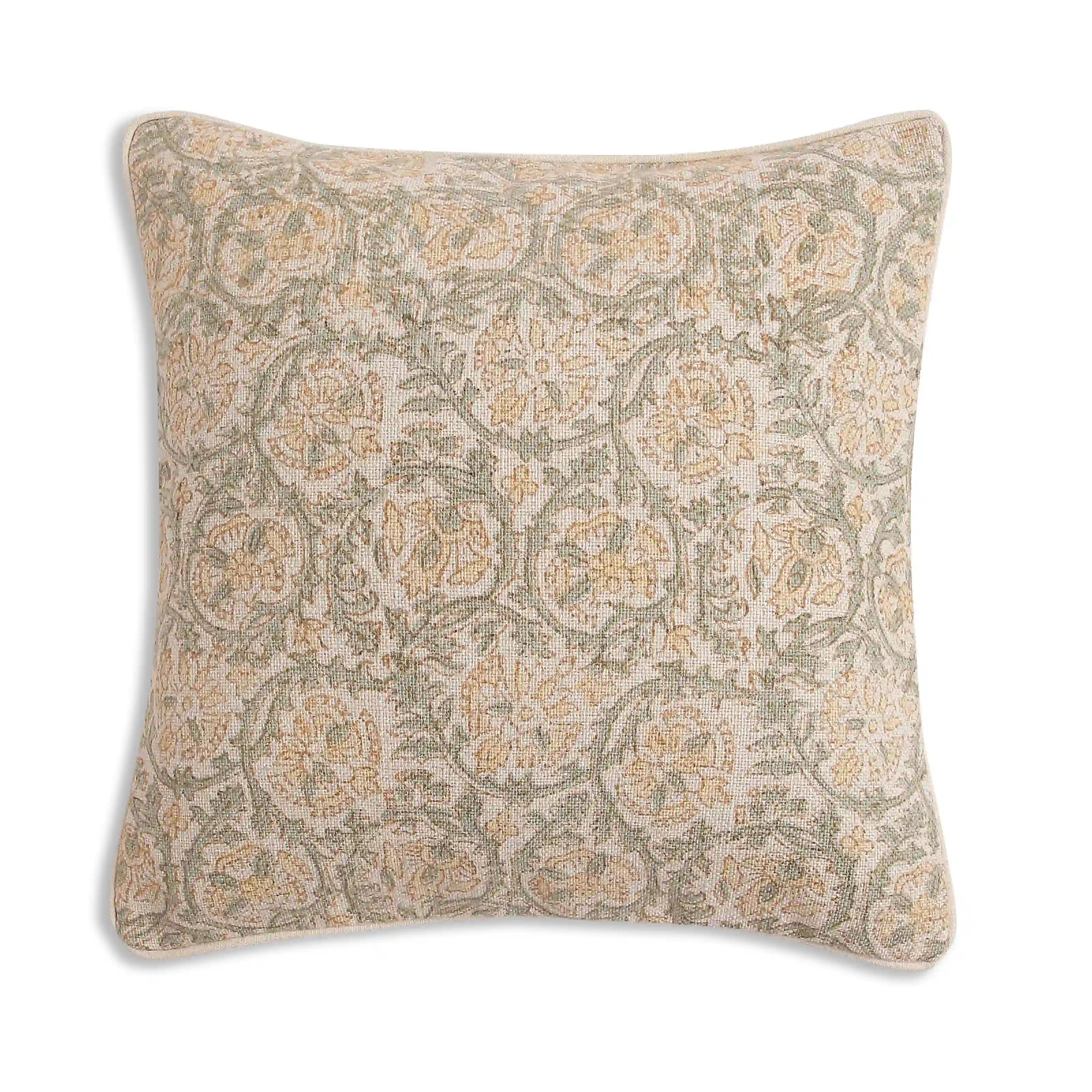 Espricia 100% Cotton Tufted Cushion Cover | Golden Hour Ivory / Cushion Cover (41cm x 41cm)