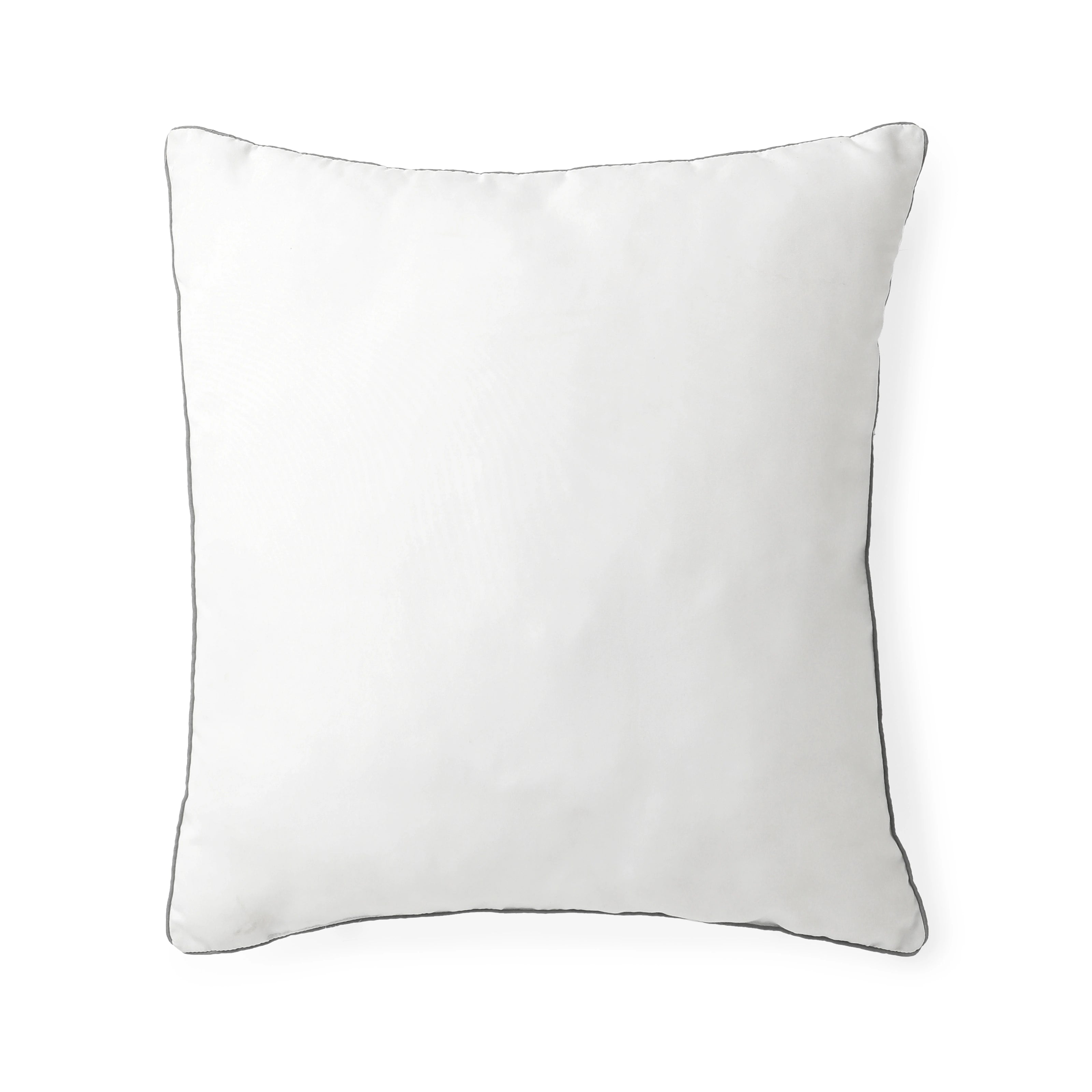 Snow Soft White Solid Dyed Cushion Filler White / Cushion Cover (51cm x 51cm)