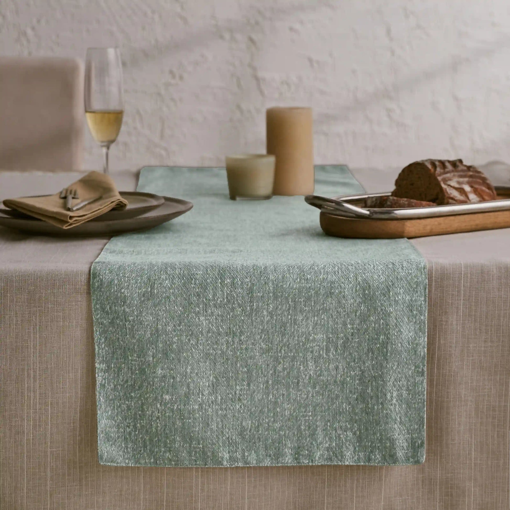 Adonare Printed Table Runner Frosted Tide / Table Runner (34cm x 120cm)
