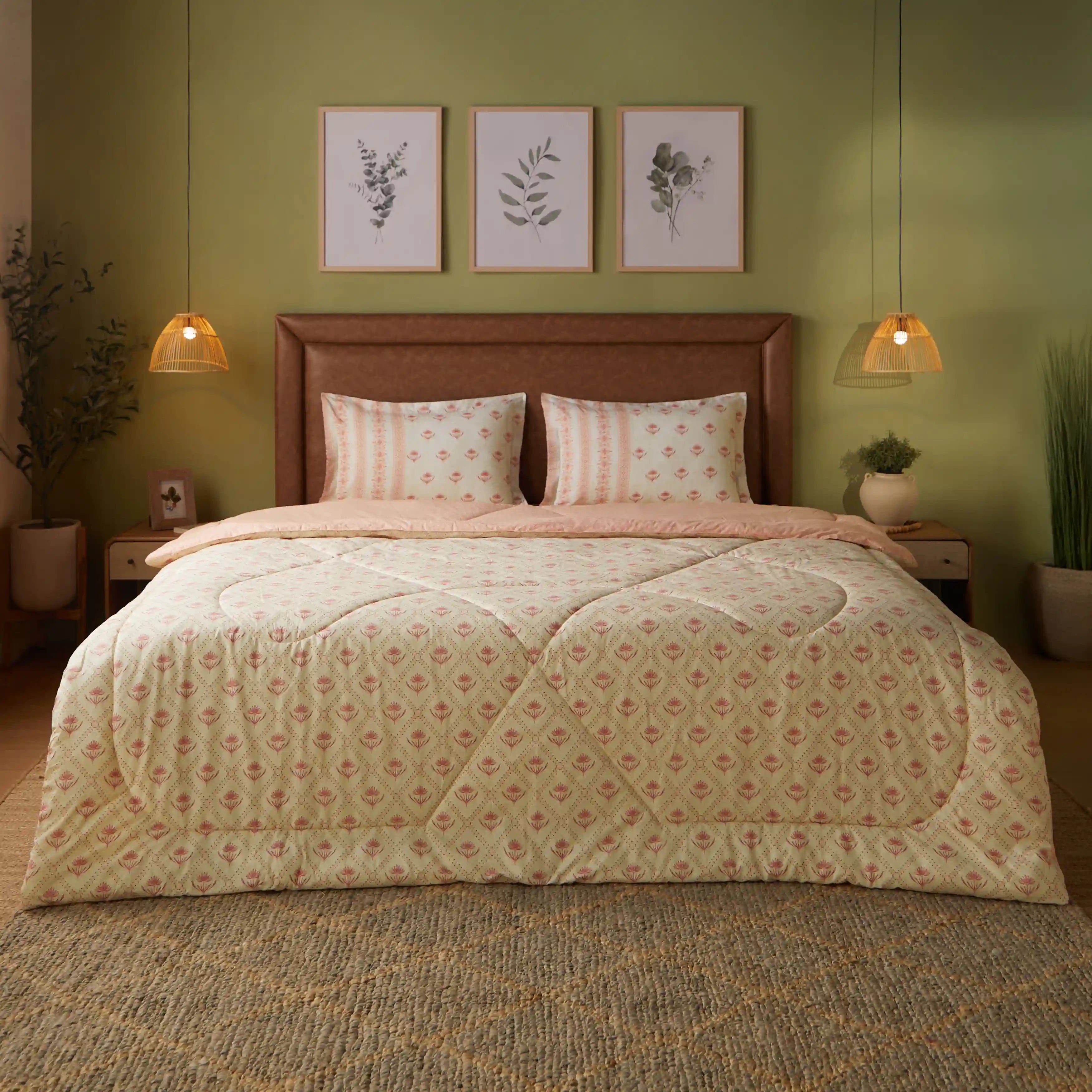 Chippa Lane 100% 240GSM Cotton Comforter Red / Double