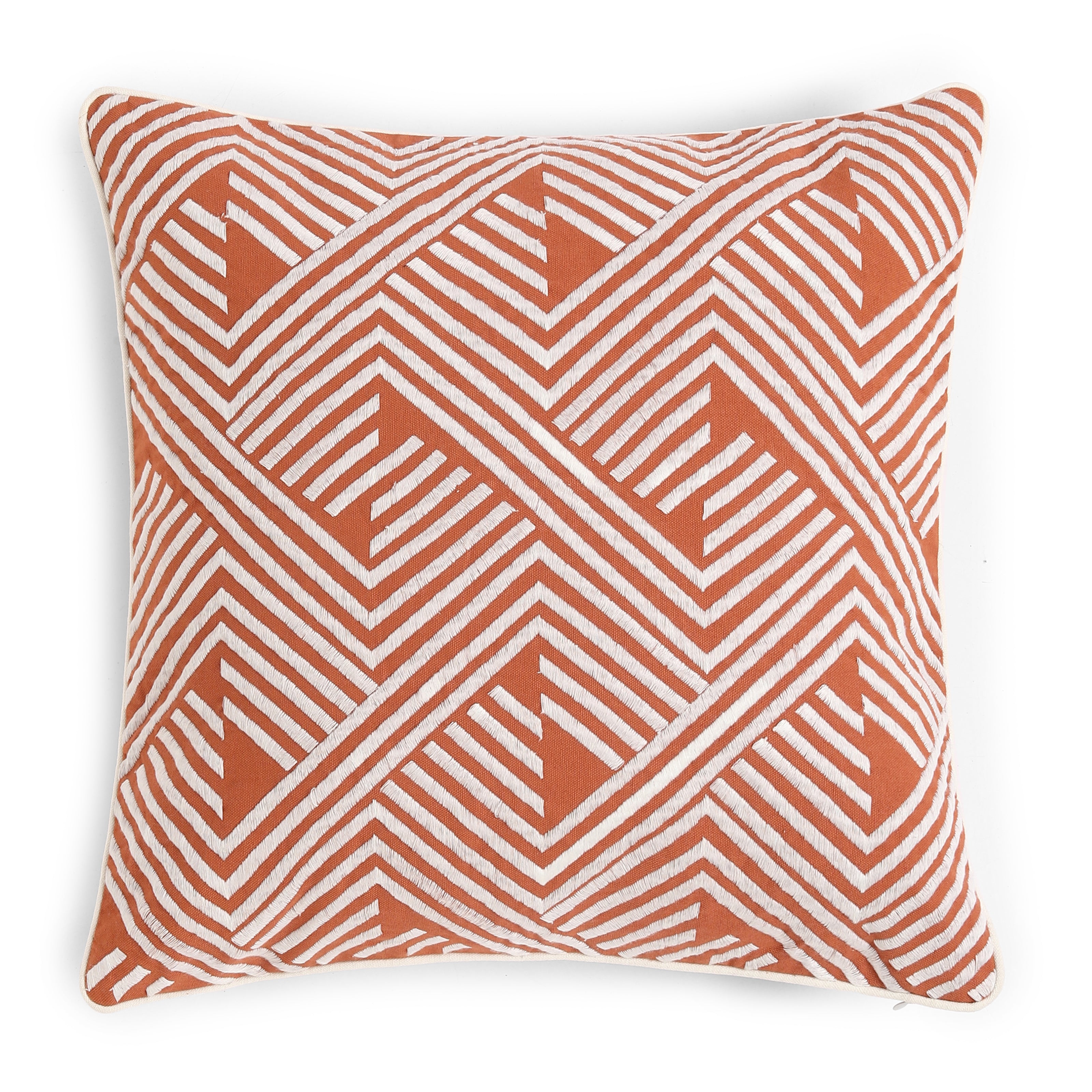 Espricia 100% Cotton Cushion Cover | Orange
